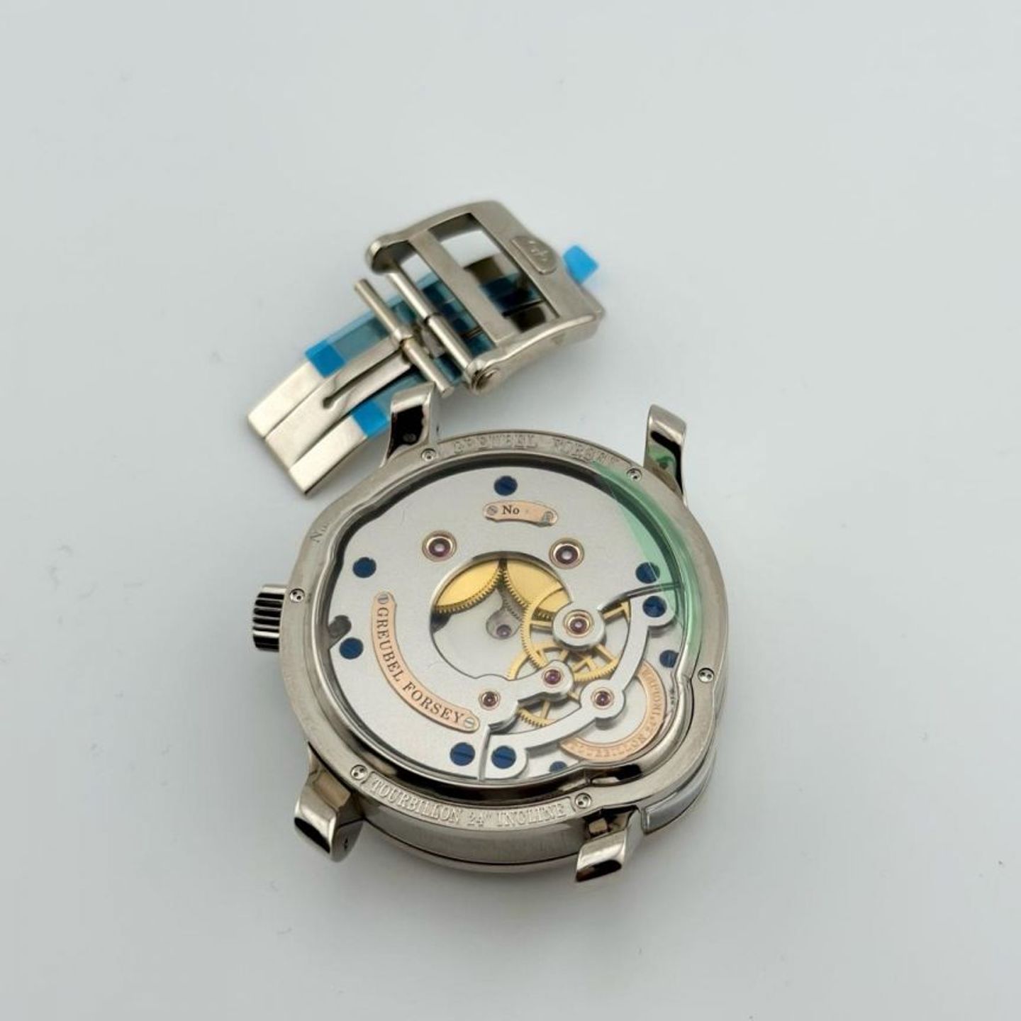 Greubel Forsey Unknown GF01PTCN (Unknown (random serial)) - Silver dial 43 mm White Gold case (5/5)