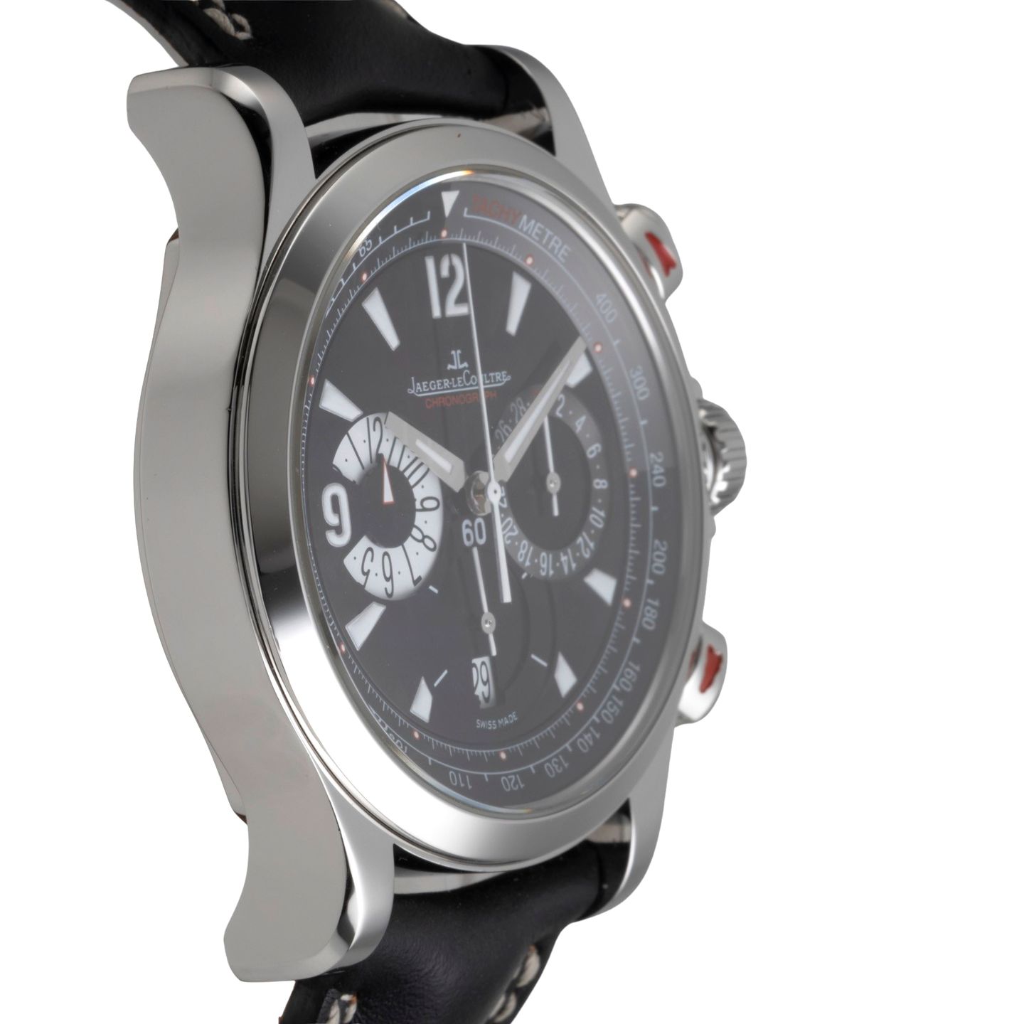 Jaeger-LeCoultre Master Compressor Chronograph Q1758470 (Unknown (random serial)) - Black dial 42 mm Steel case (7/8)