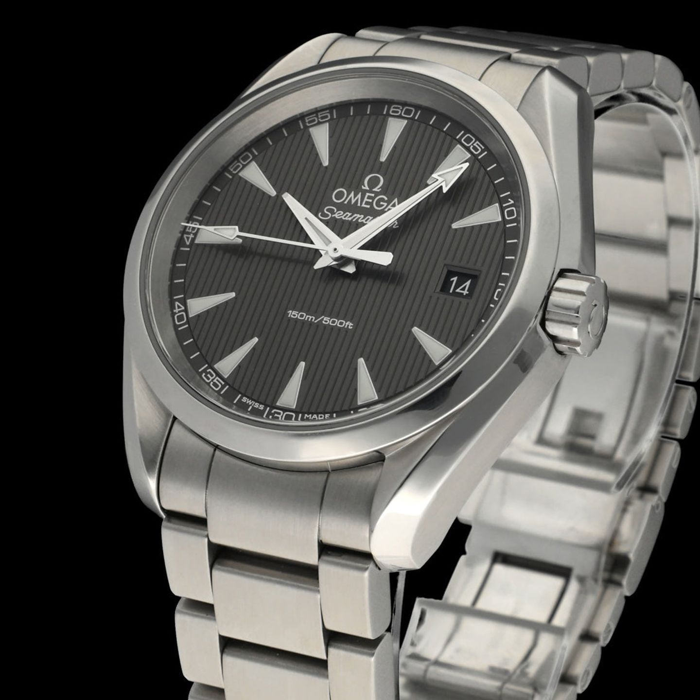 Omega Seamaster Aqua Terra 231.10.39.60.06.001 (2010) - Grey dial 39 mm Steel case (7/8)