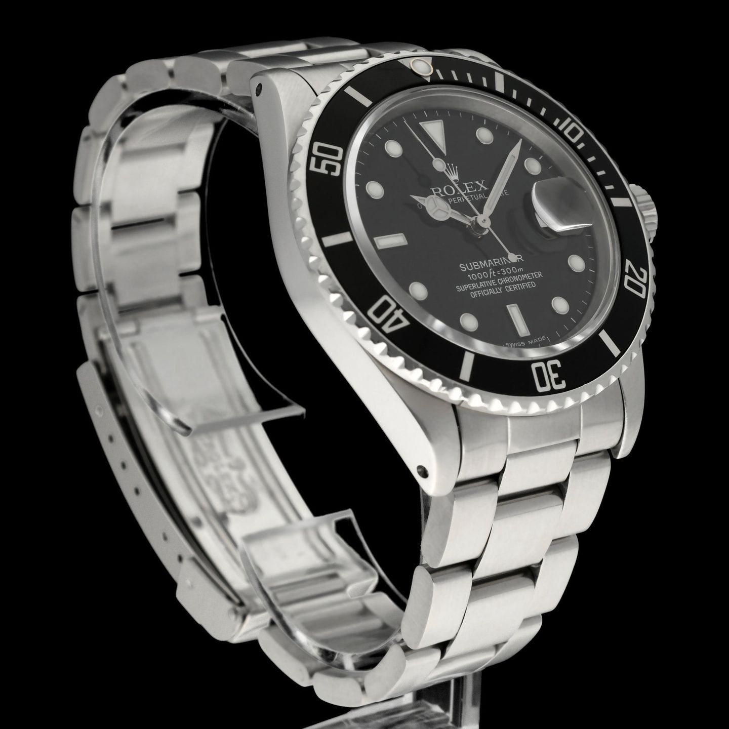 Rolex Submariner Date 16800 (1982) - Black dial 40 mm Steel case (6/8)