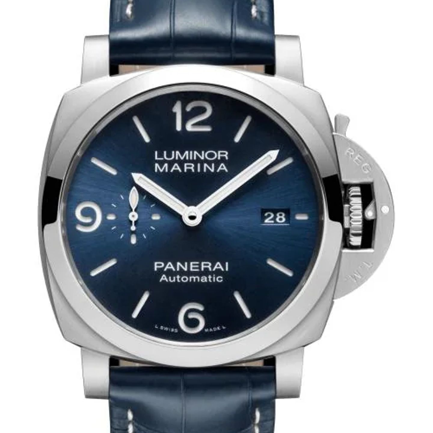 Panerai Luminor Marina PAM01313 (2026) - Blauw wijzerplaat 44mm Staal (1/1)