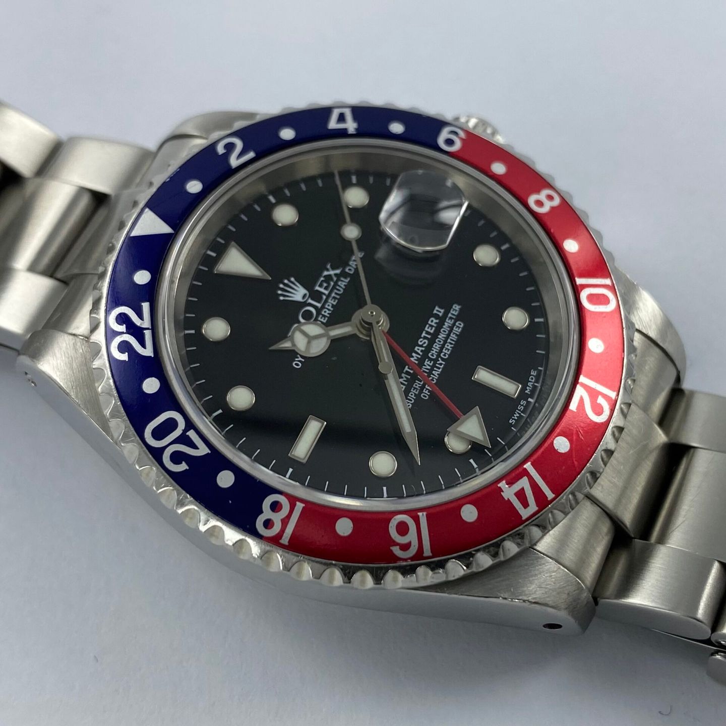 Rolex GMT-Master II 16710 (2002) - Zwart wijzerplaat 40mm Staal (3/6)