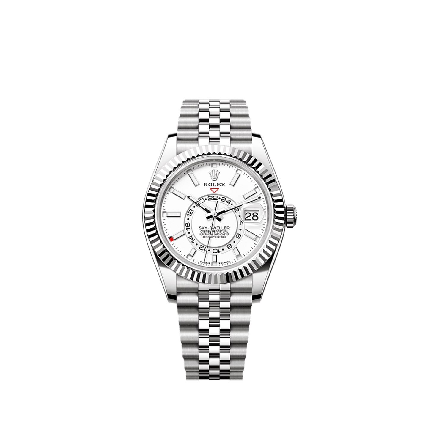 Rolex Sky-Dweller 336934 (2025) - White dial 42 mm Gold/Steel case (1/1)