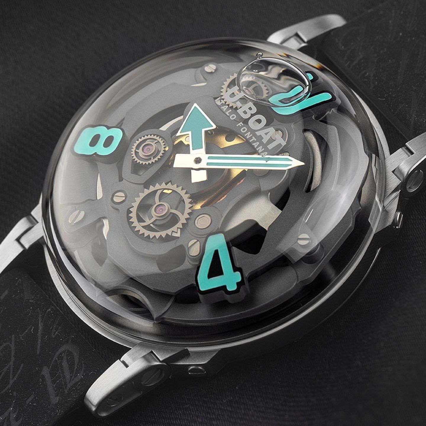 U-Boat Unknown 3352 (Unknown (random serial)) - Transparent dial 44 mm Steel case (3/7)