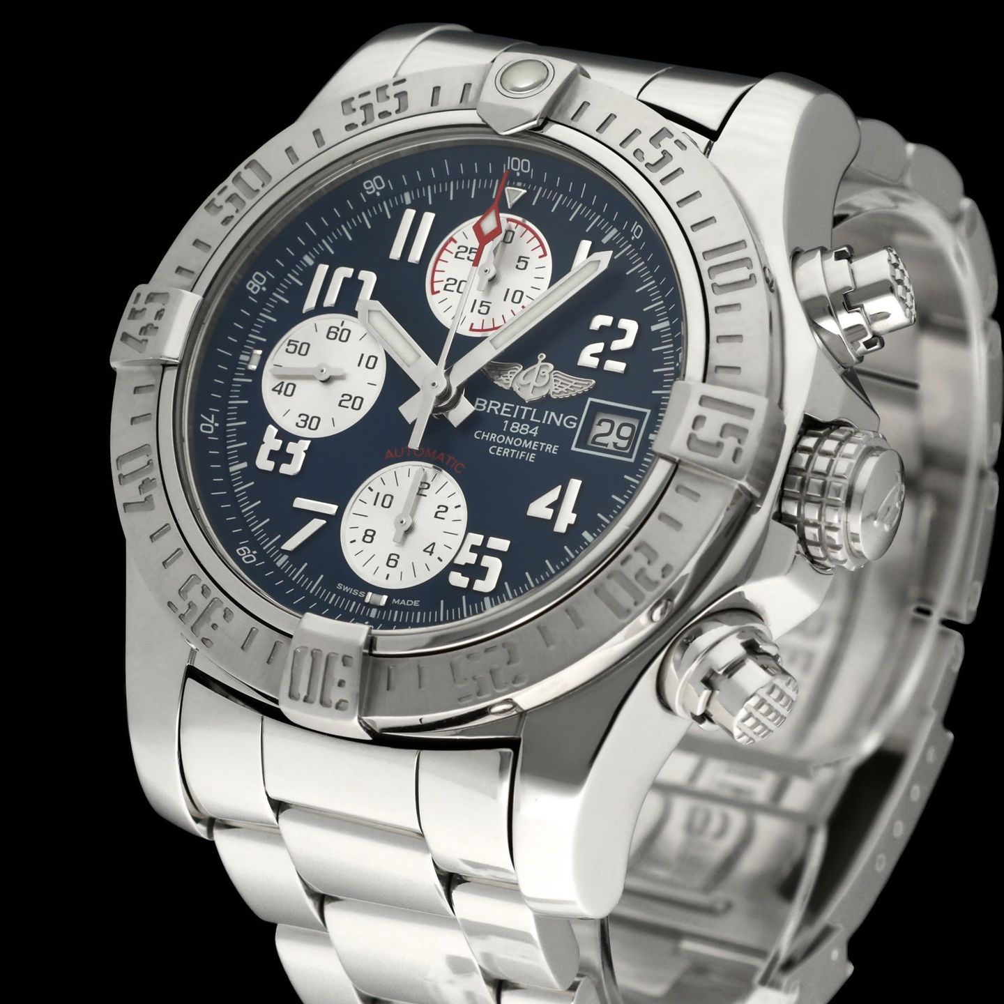 Breitling Avenger II A13381 (2014) - 43mm Staal (7/8)