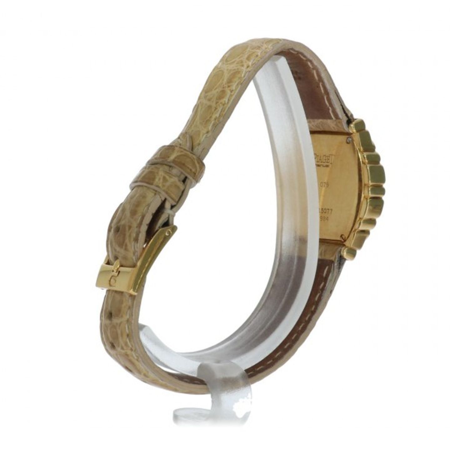 Piaget Vintage GOA15077 (Unknown (random serial)) - White dial 25 mm Yellow Gold case (5/5)