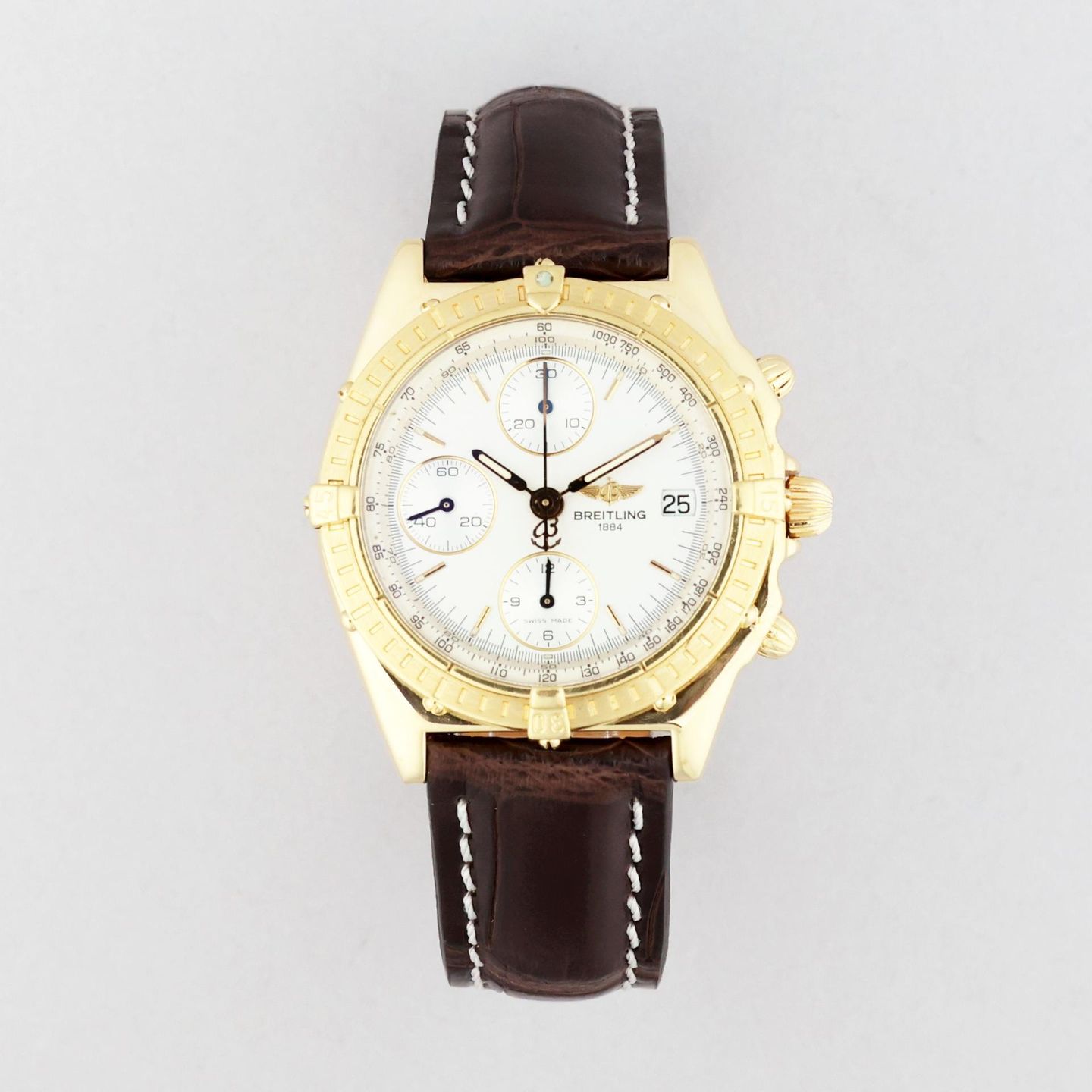 Breitling Chronomat K13048 (Unknown (random serial)) - 39 mm Yellow Gold case (1/8)