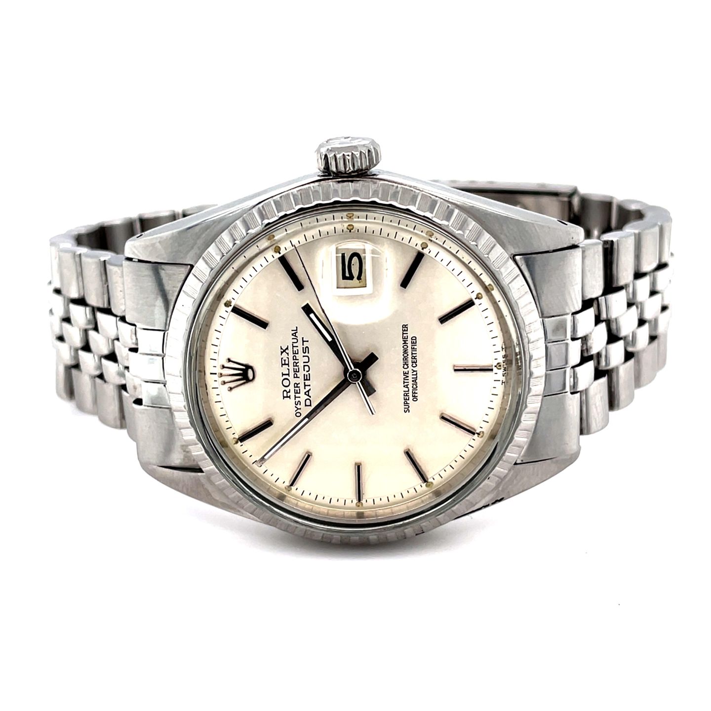 Rolex Datejust 1603 (1971) - 36 mm Steel case (6/8)