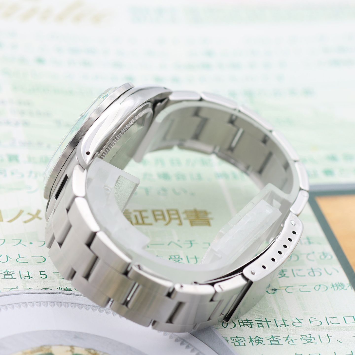 Rolex Oyster Perpetual Date 1501 (Unknown (random serial)) - Blue dial 34 mm Steel case (6/8)