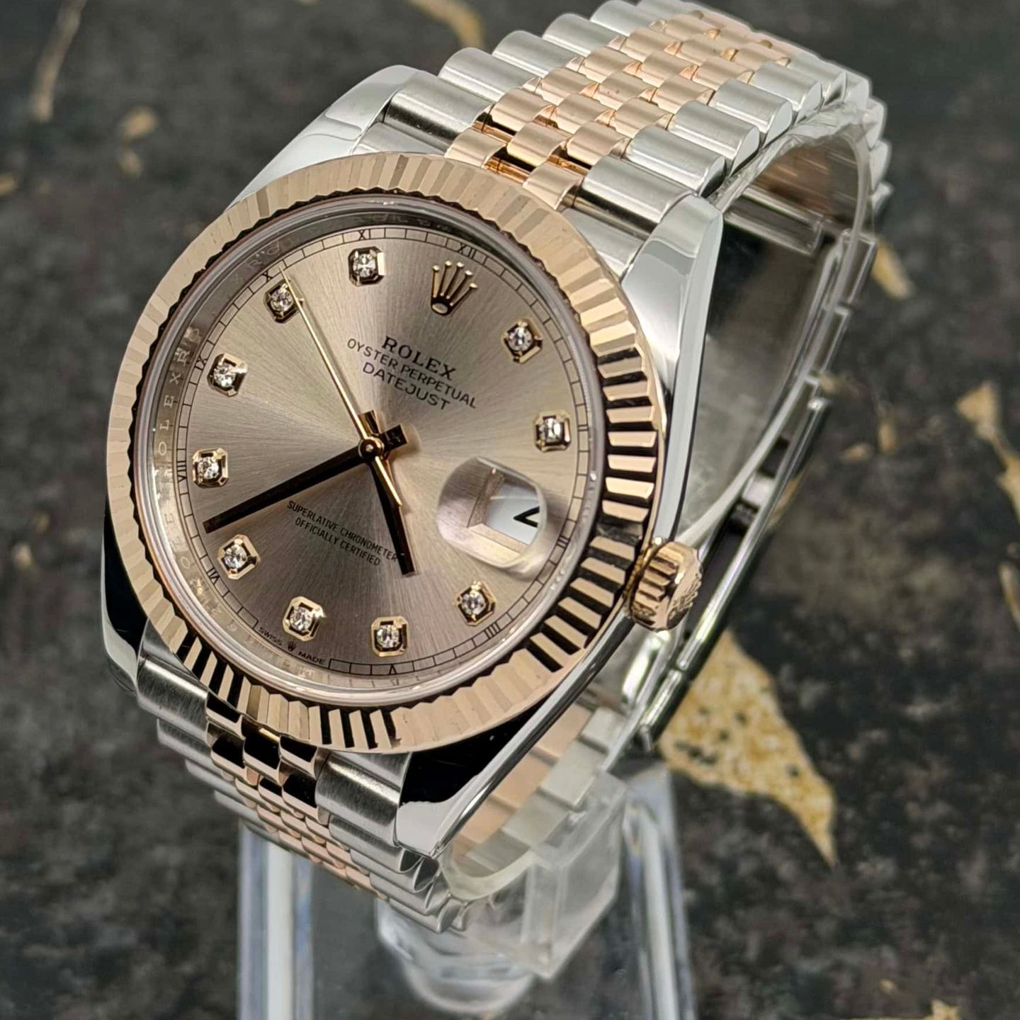 Rolex Datejust 41 126331 (2019) - Pink dial 41 mm Steel case (4/8)