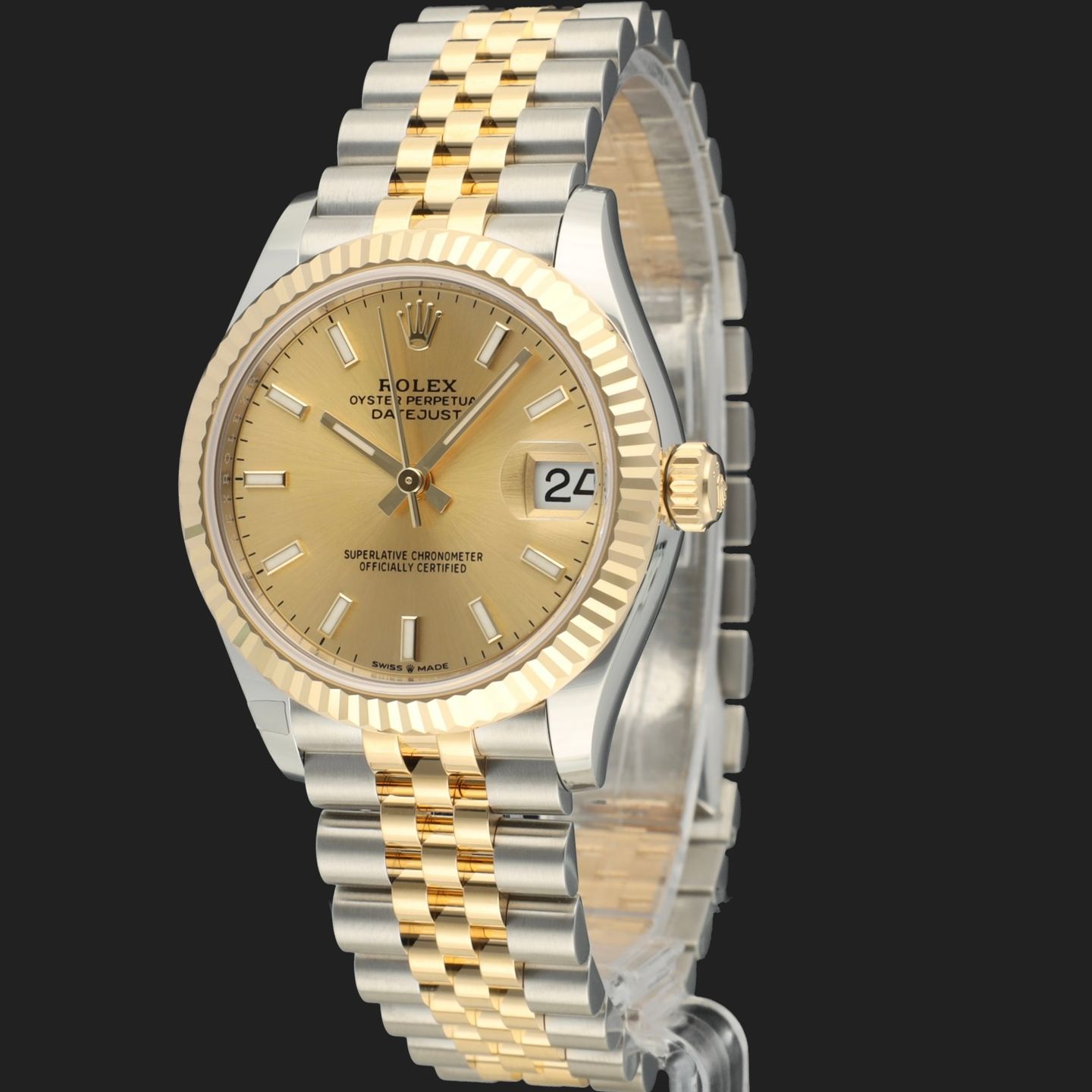 Rolex Datejust 31 278273 (2023) - Champagne dial 31 mm Gold/Steel case (1/6)