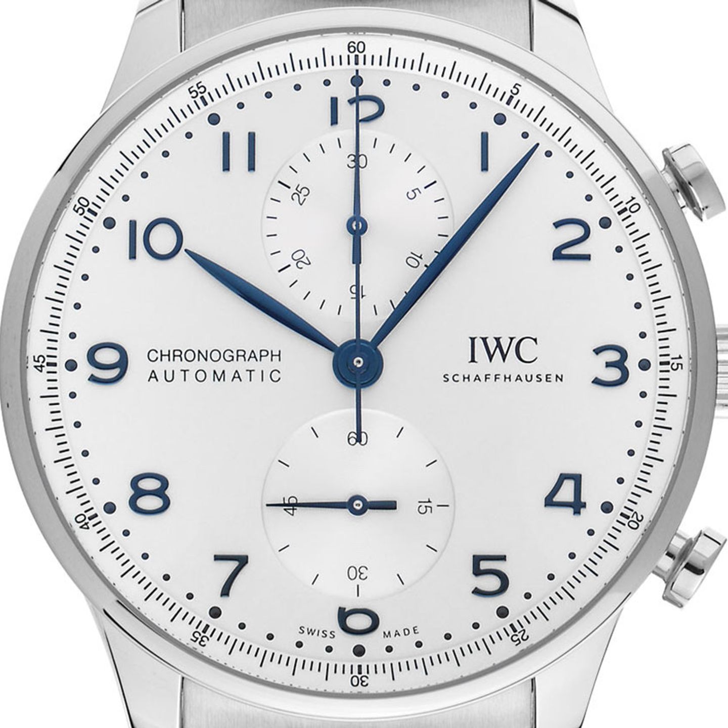 IWC Portuguese Chronograph IW371617 (2025) - Silver dial 41 mm Steel case (1/7)