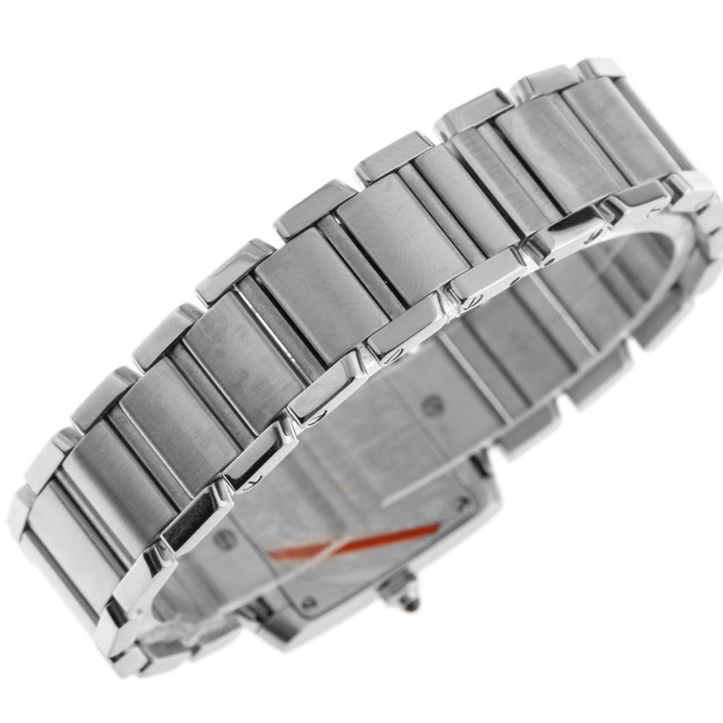 Cartier Tank Française 2302 (2012) - Silver dial 28 mm Steel case (6/7)