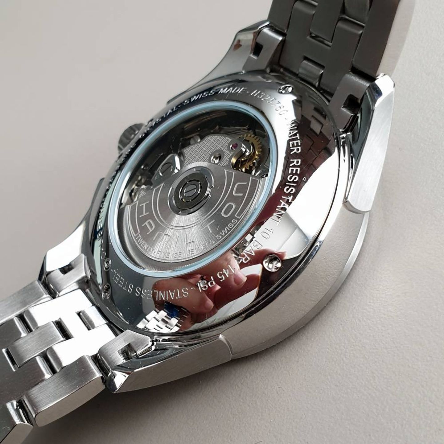 Hamilton Jazzmaster H32576141 (2025) - Blue dial 41 mm Steel case (8/8)