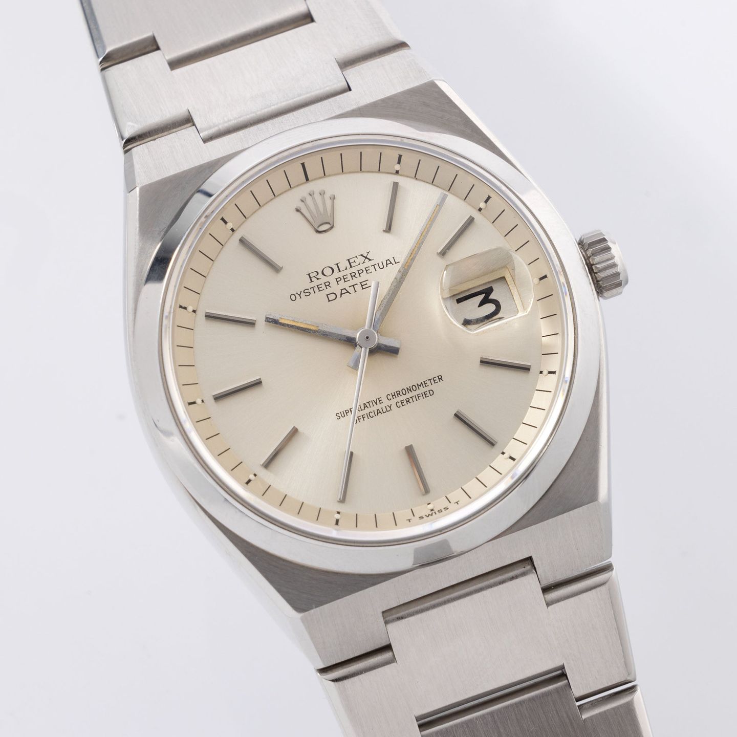 Rolex Oyster Perpetual Date 1530 (1975) - Silver dial 36 mm Steel case (4/8)