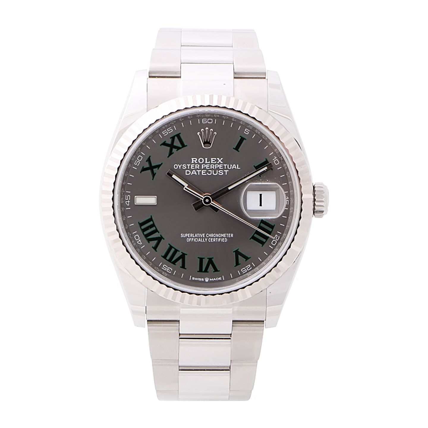 Rolex Datejust 36 126234 (2024) - Grey dial 36 mm Steel case (1/4)