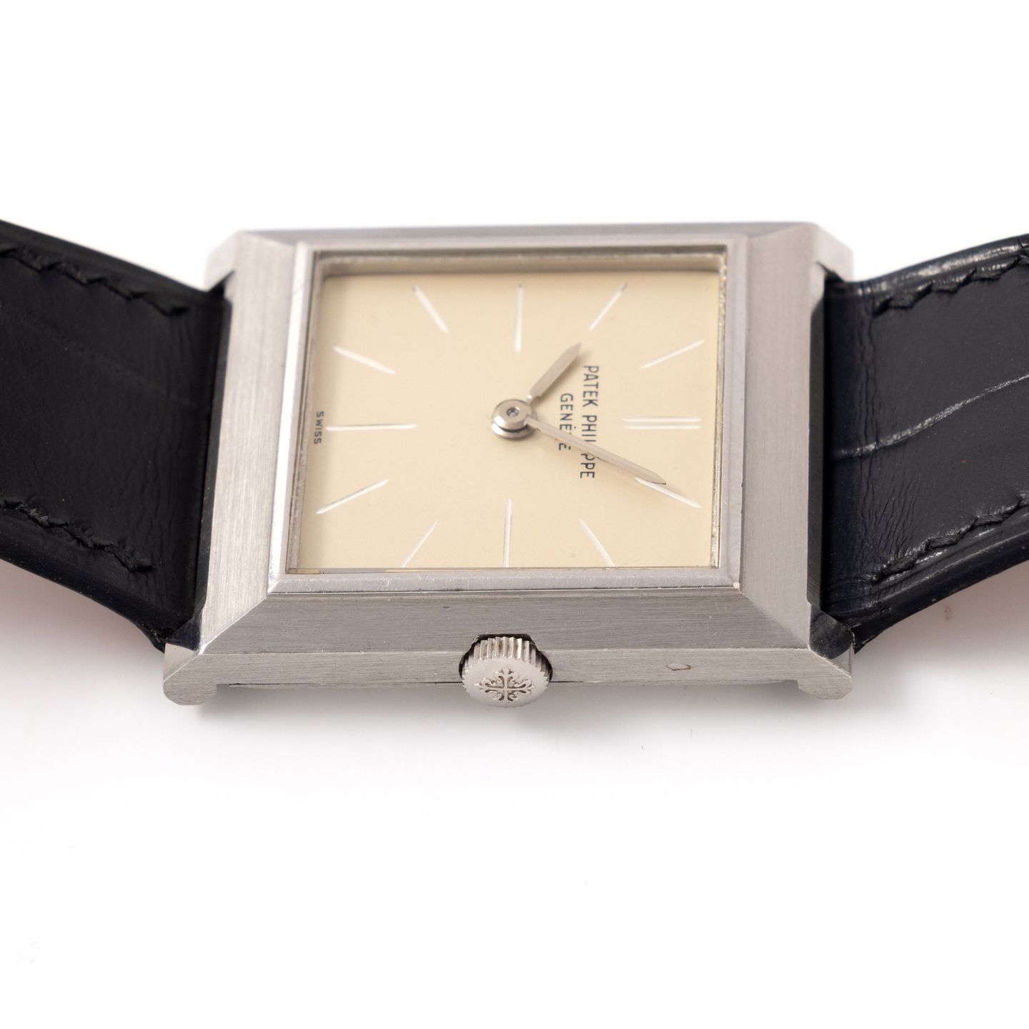 Patek Philippe Golden Ellipse 5738/1R-001 (1965) - Zwart wijzerplaat 35mm Roségoud (7/8)