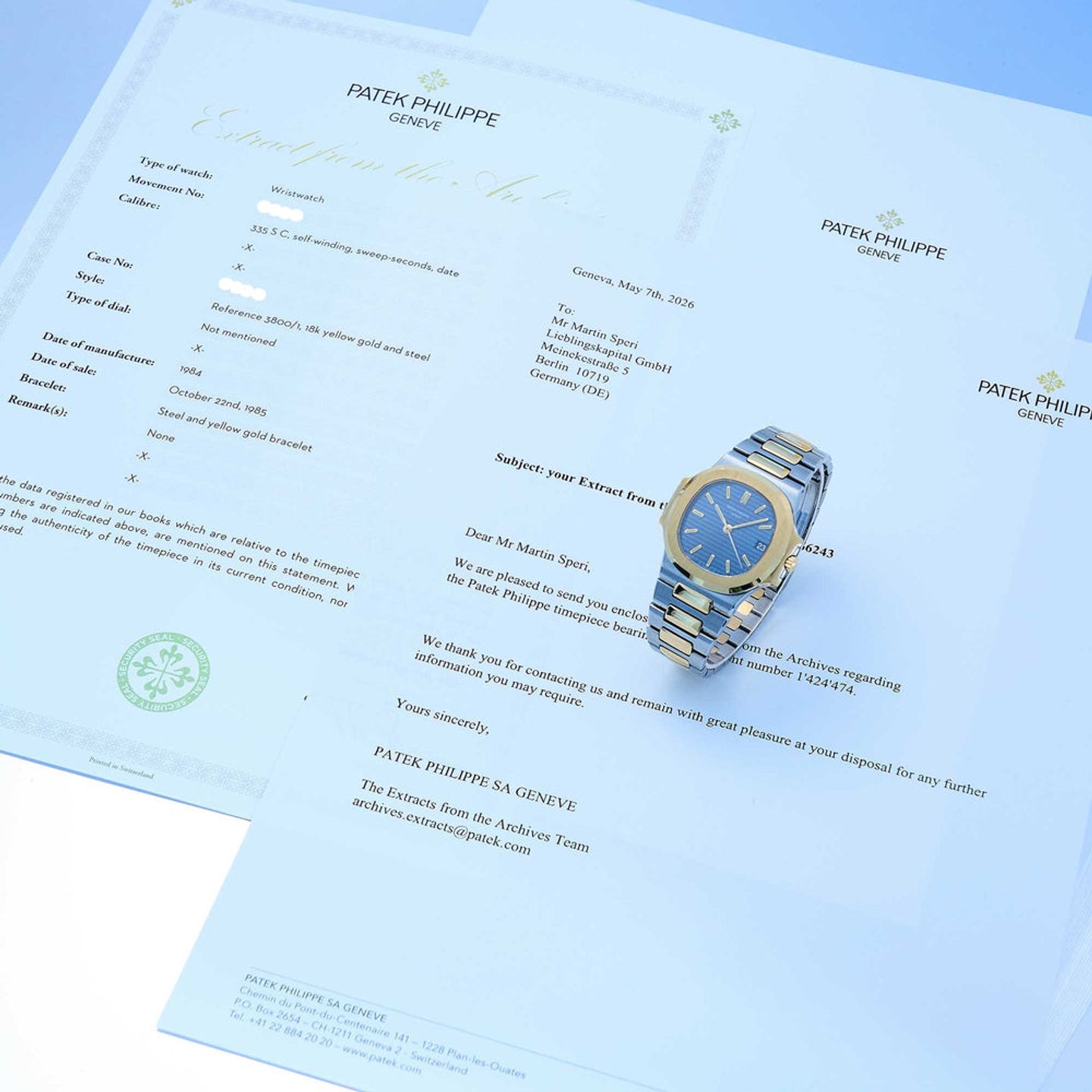 Patek Philippe Nautilus 3800/1 - (6/6)