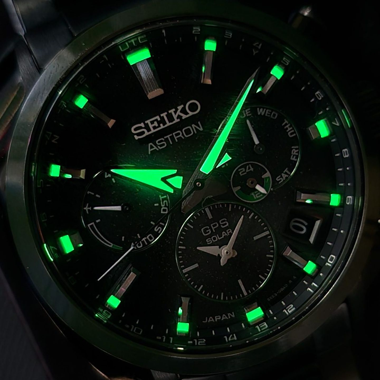 Seiko Astron SSH079J1 (2025) - Green dial 43 mm Steel case (5/8)