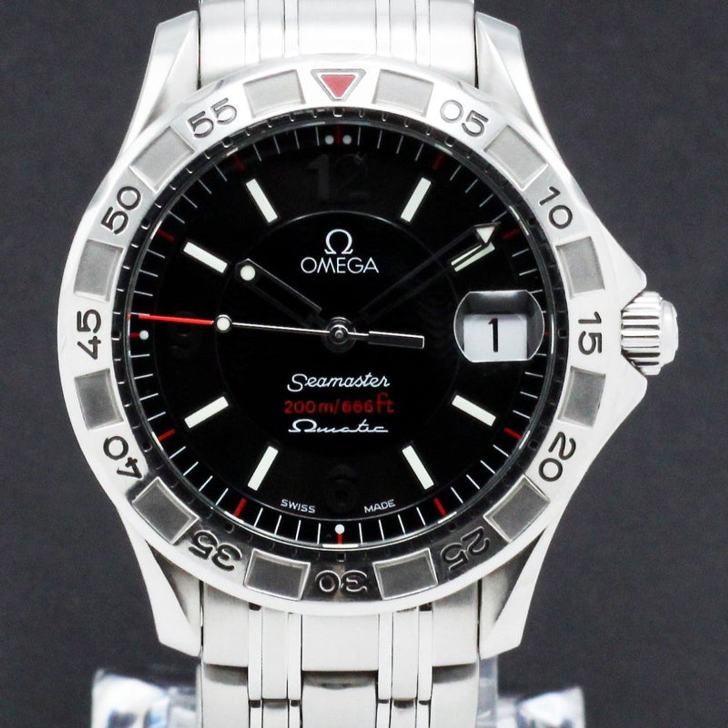 Omega Seamaster 2516.5 (1996) - Black dial 36 mm Steel case (1/7)