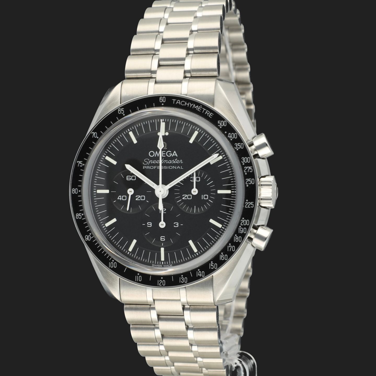 Omega Speedmaster Professional Moonwatch 310.30.42.50.01.002 (2024) - Black dial 42 mm Steel case (1/8)