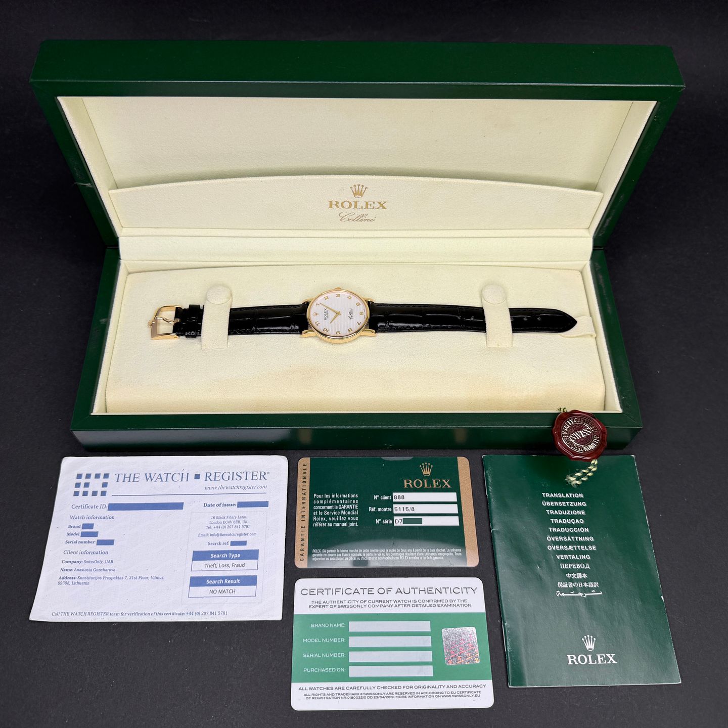 Rolex Cellini Time 5115 - (3/8)
