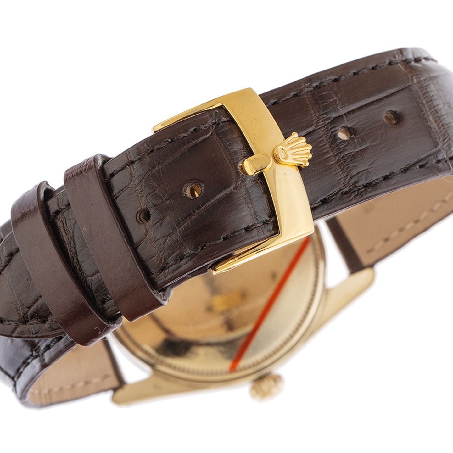 Rolex Oyster Perpetual 1011 (1965) - Zilver wijzerplaat 34mm Geelgoud (7/8)