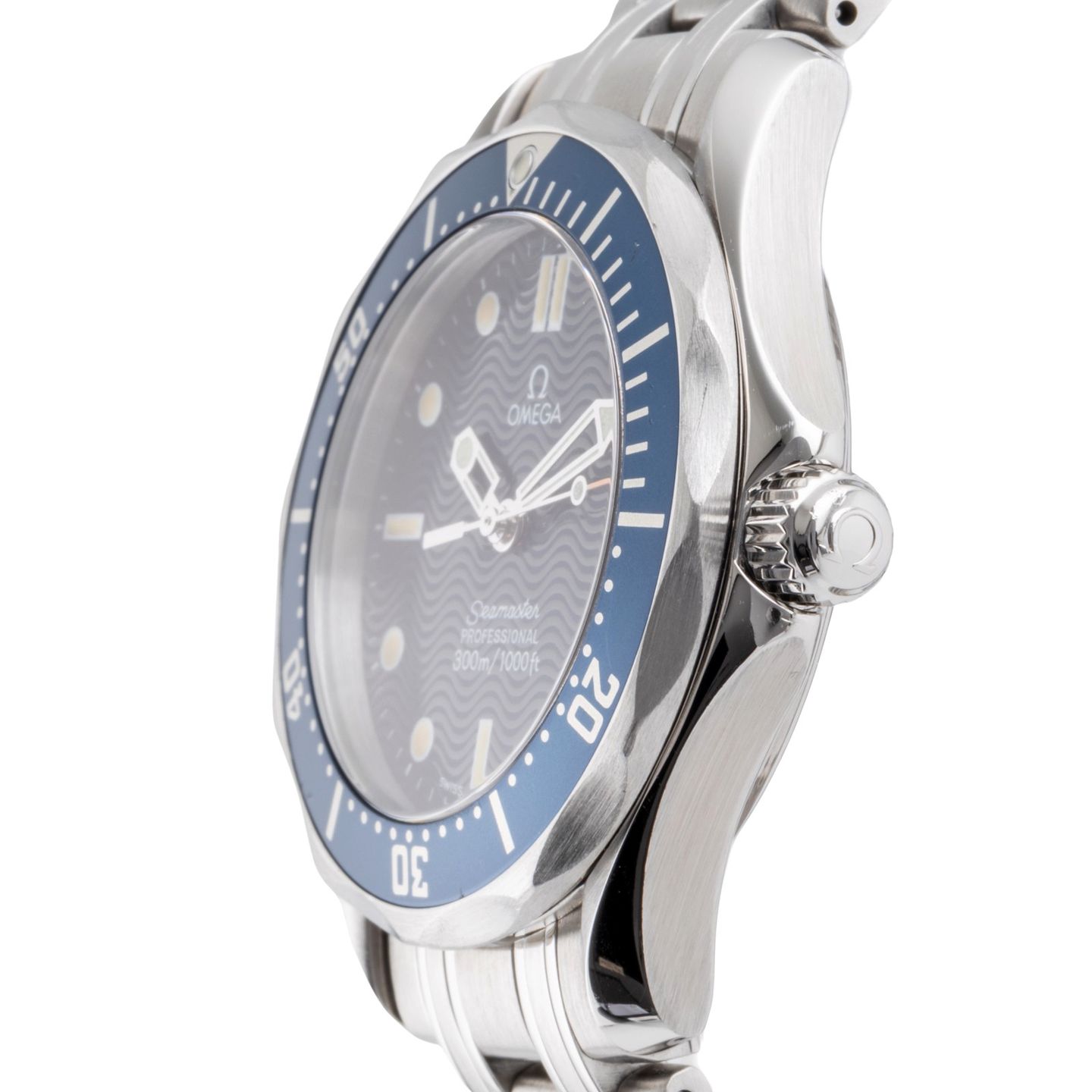 Omega Seamaster Diver 300 M 2561.80.00 (Unknown (random serial)) - Blue dial 36 mm Steel case (6/8)