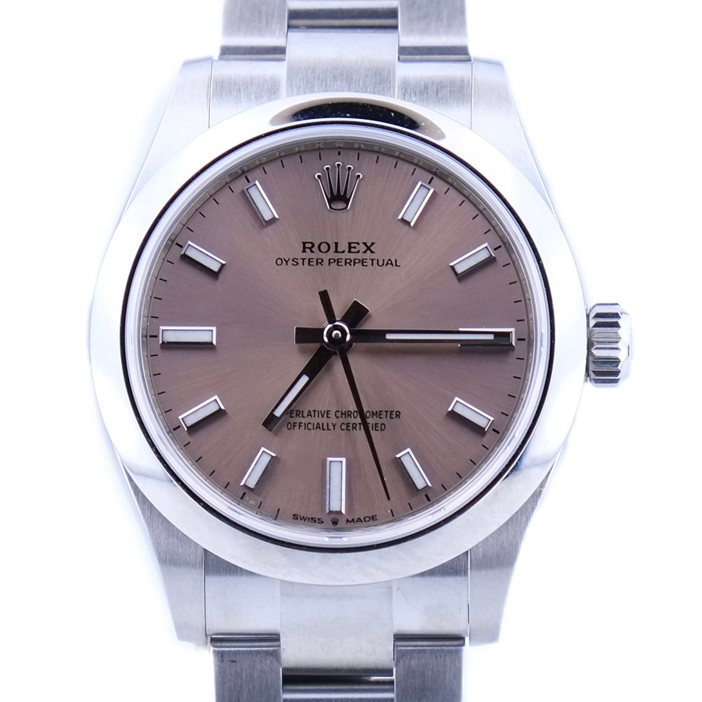 Rolex Oyster Perpetual 34 124200 (2024) - Zwart wijzerplaat 34mm Staal (1/1)