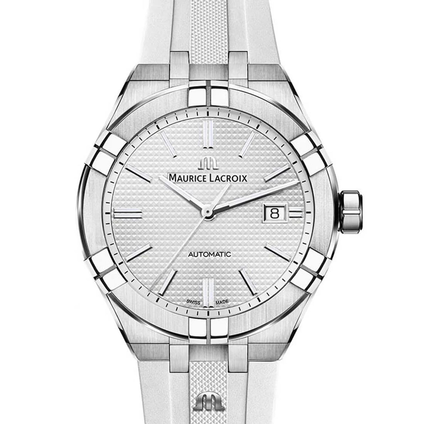 Maurice Lacroix Aikon AI6008-SS000-130-2 (2024) - Silver dial 42 mm Steel case (1/3)