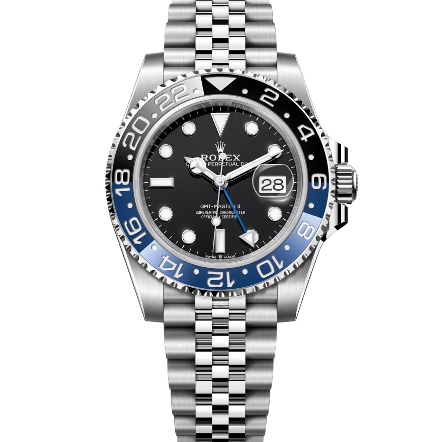 Rolex GMT-Master II 126710BLNR (Onbekend (willekeurig serienummer)) - Zwart wijzerplaat 40mm Staal (1/8)