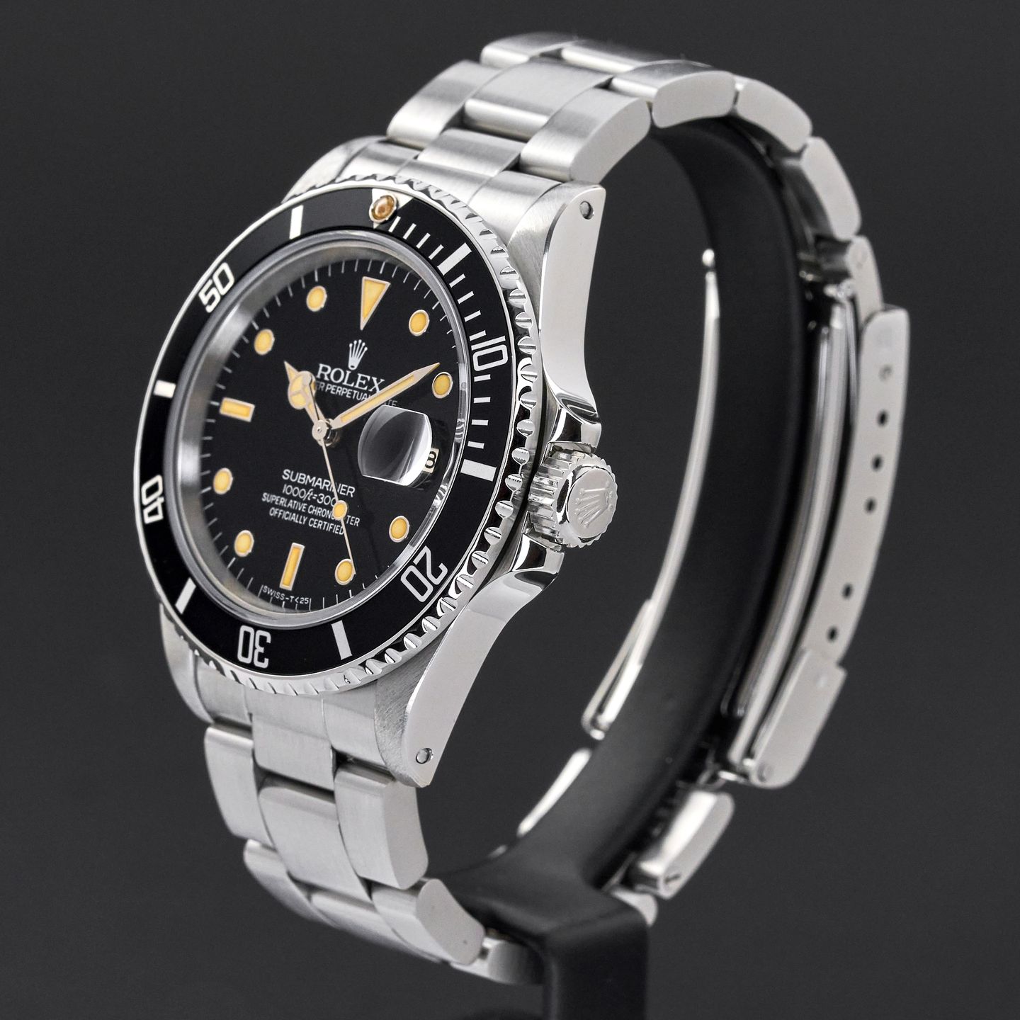 Rolex Submariner Date 16800 (1987) - Black dial 40 mm Steel case (4/8)