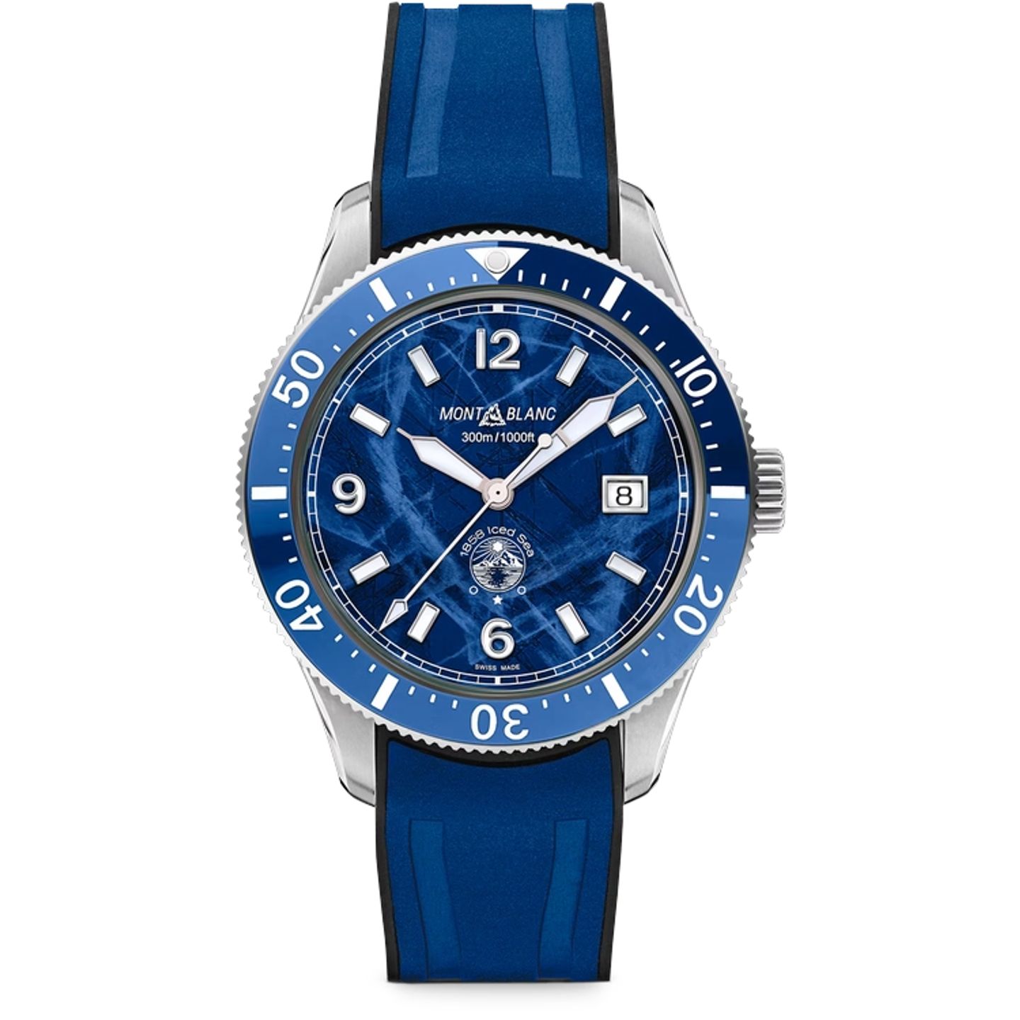 Montblanc 1858 129370 (2026) - Blue dial 41 mm Steel case (1/1)