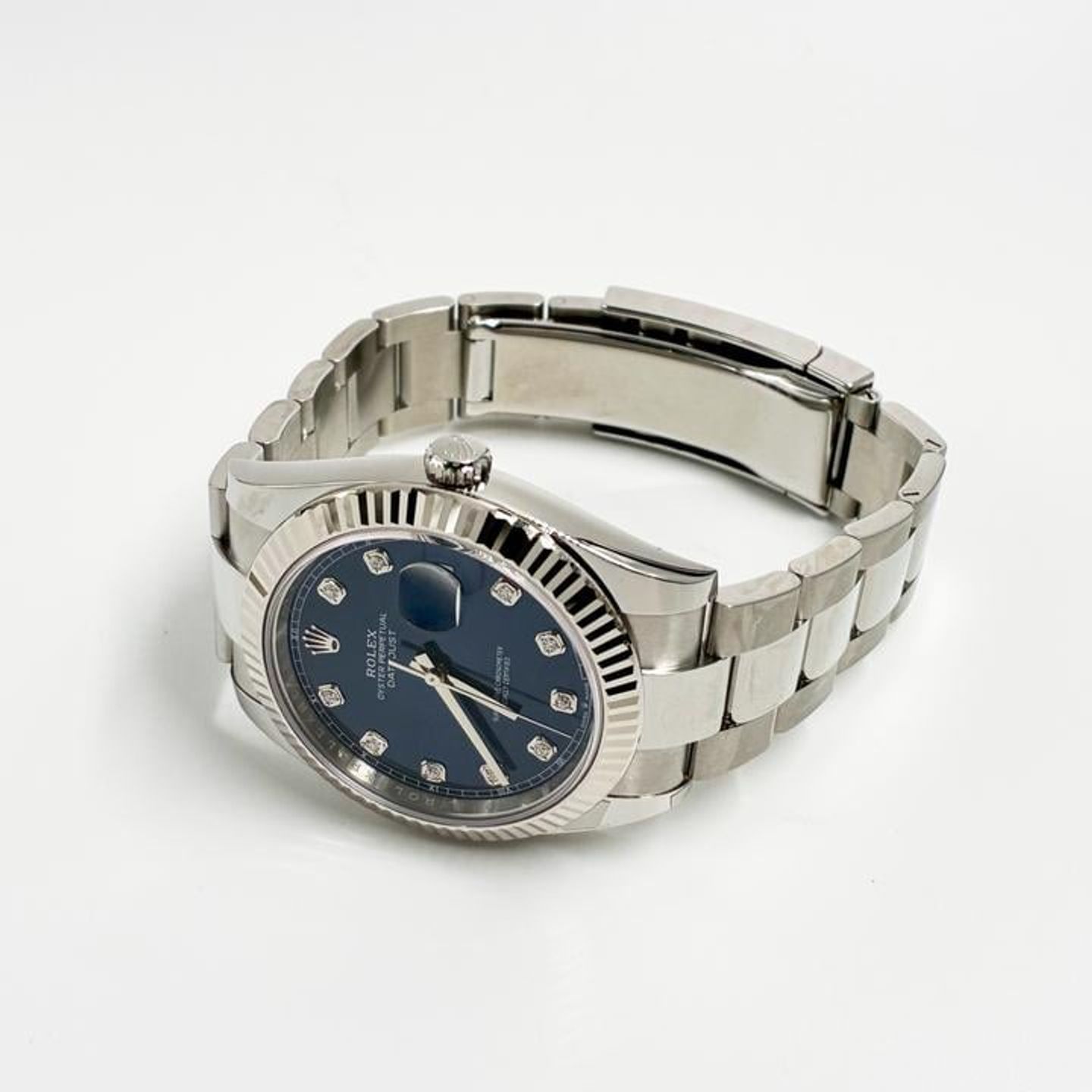Rolex Datejust 126334 (2025) - Blue dial 41 mm Steel case (3/10)