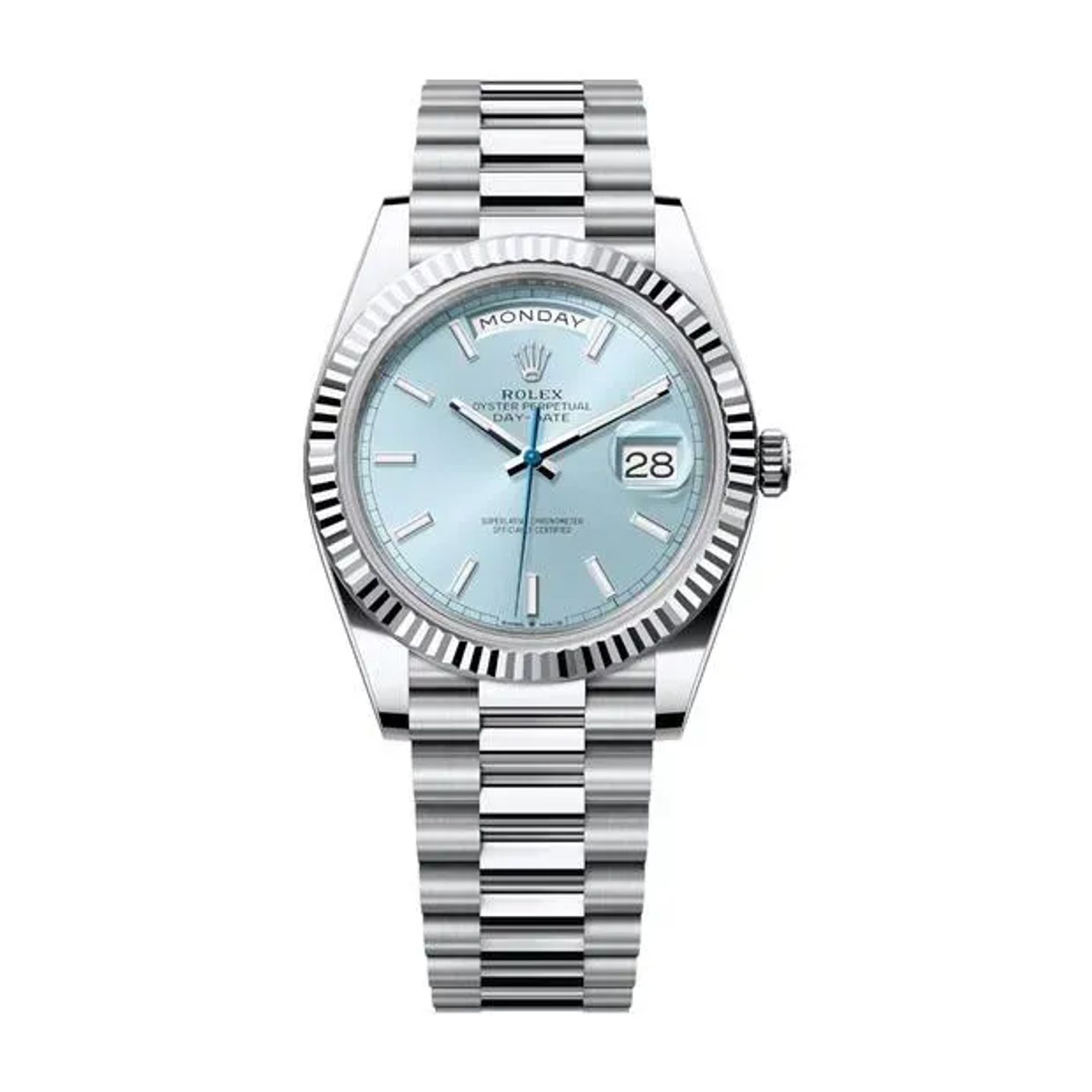 Rolex Day-Date 40 228236 (2024) - Blauw wijzerplaat 40mm Platina (6/6)