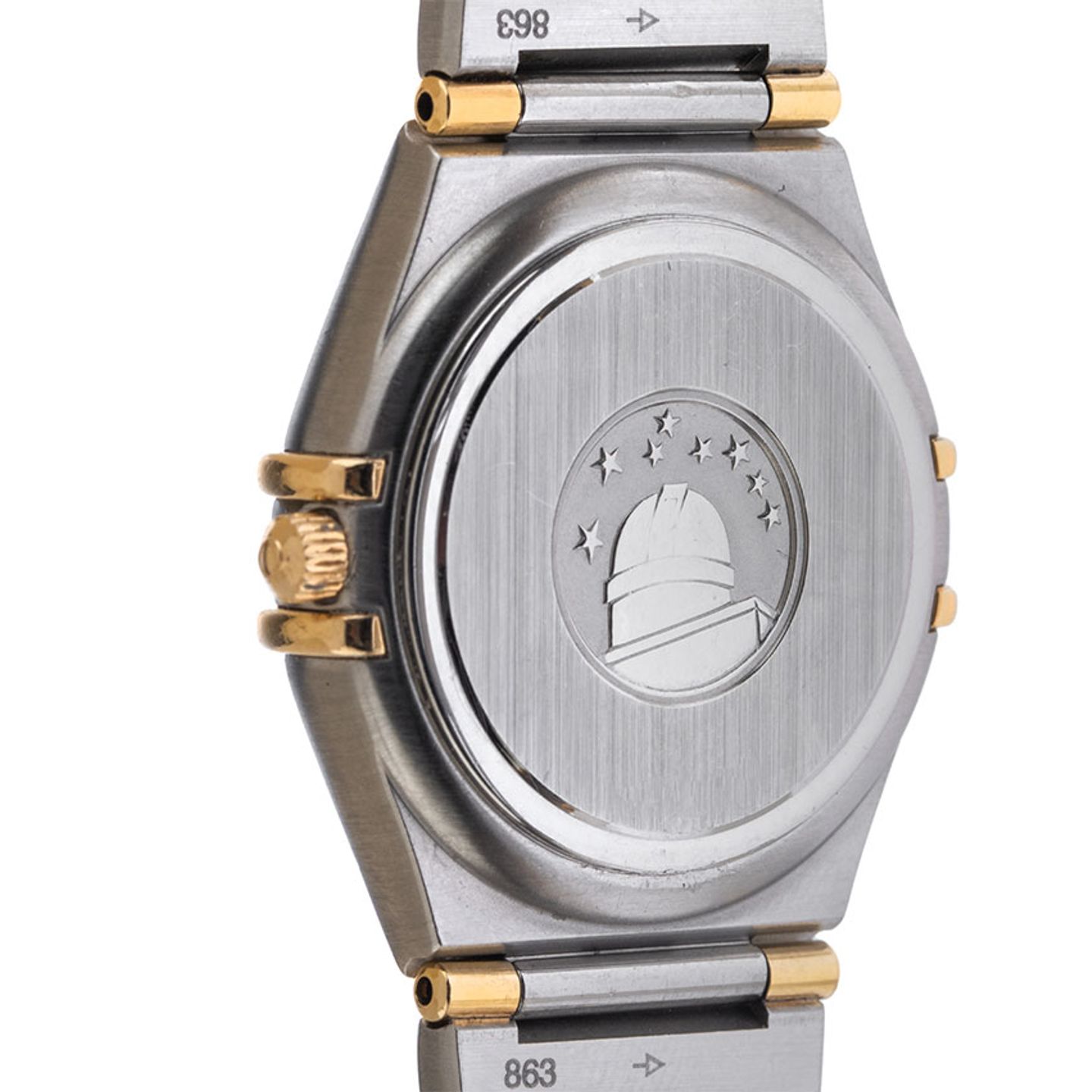Omega Constellation 796.1201 (1998) - Wit wijzerplaat 27mm Goud/Staal (6/7)