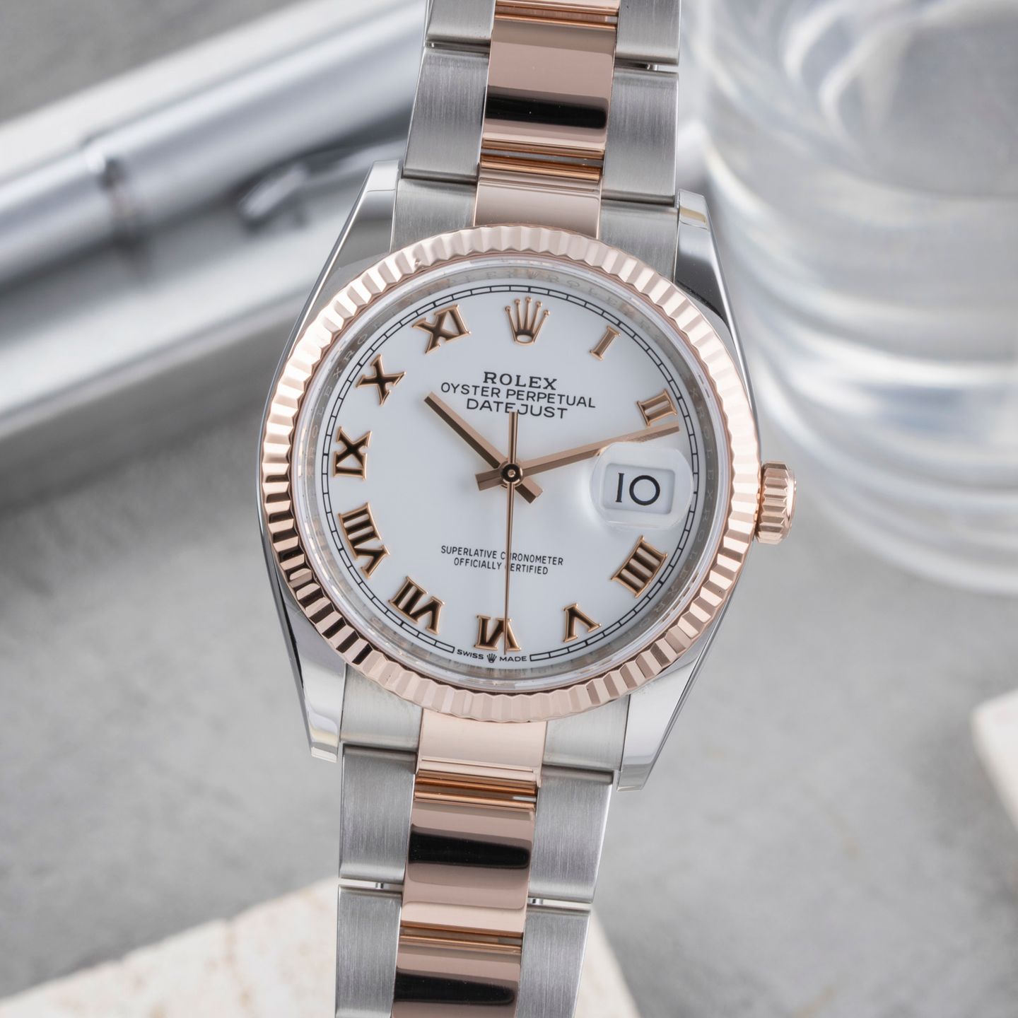 Rolex Datejust 36 126231 (Onbekend (willekeurig serienummer)) - 36mm Goud/Staal (3/8)