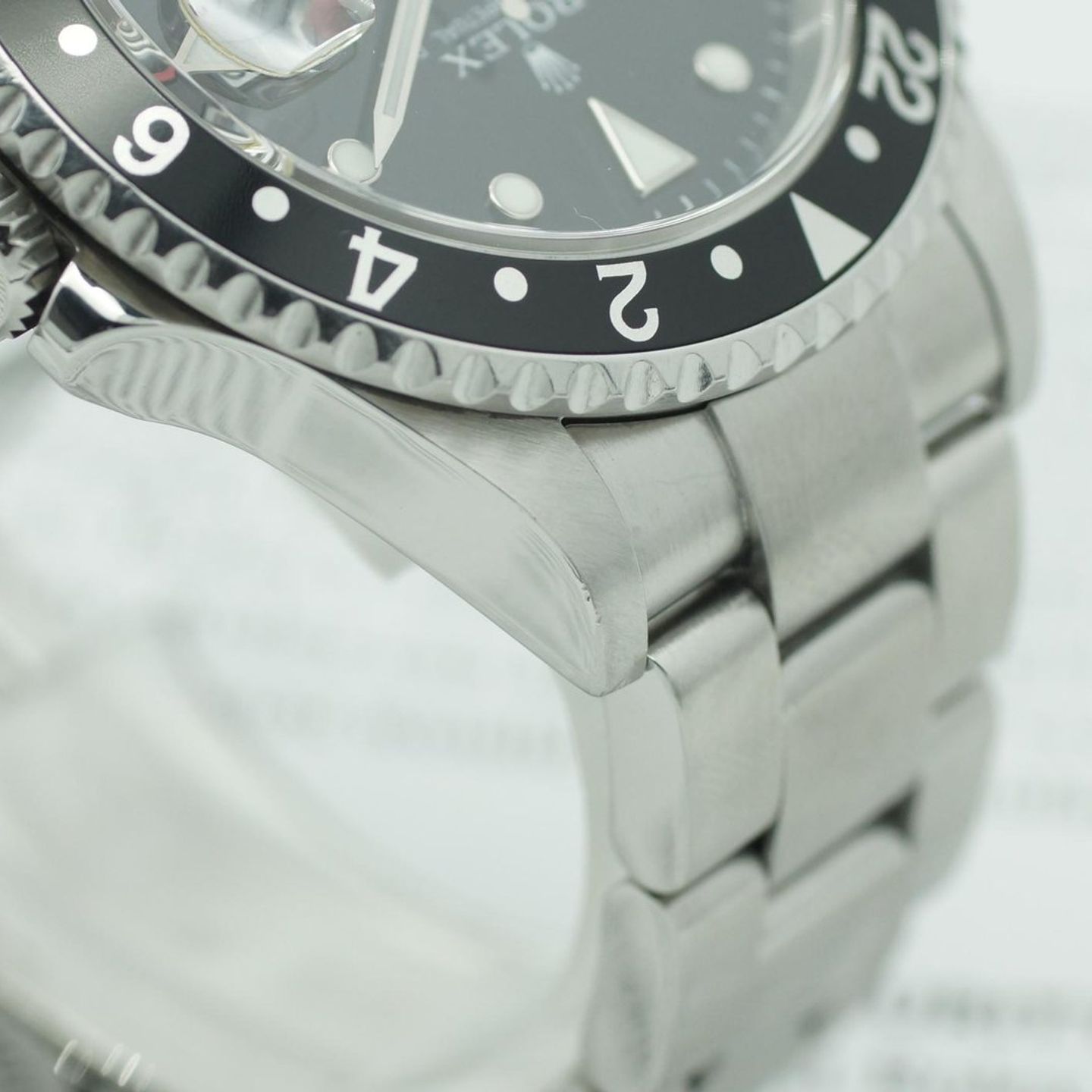 Rolex GMT-Master II 16710 (2002) - Zwart wijzerplaat 40mm Staal (6/8)