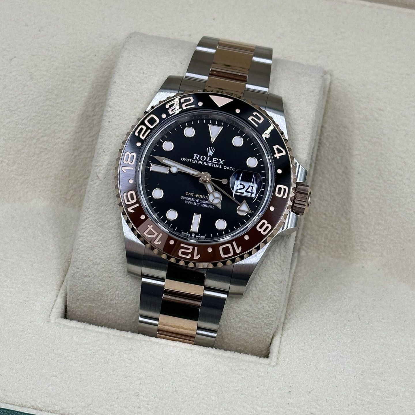 Rolex GMT-Master II 126711CHNR (Onbekend (willekeurig serienummer)) - Zwart wijzerplaat 40mm Goud/Staal (5/8)