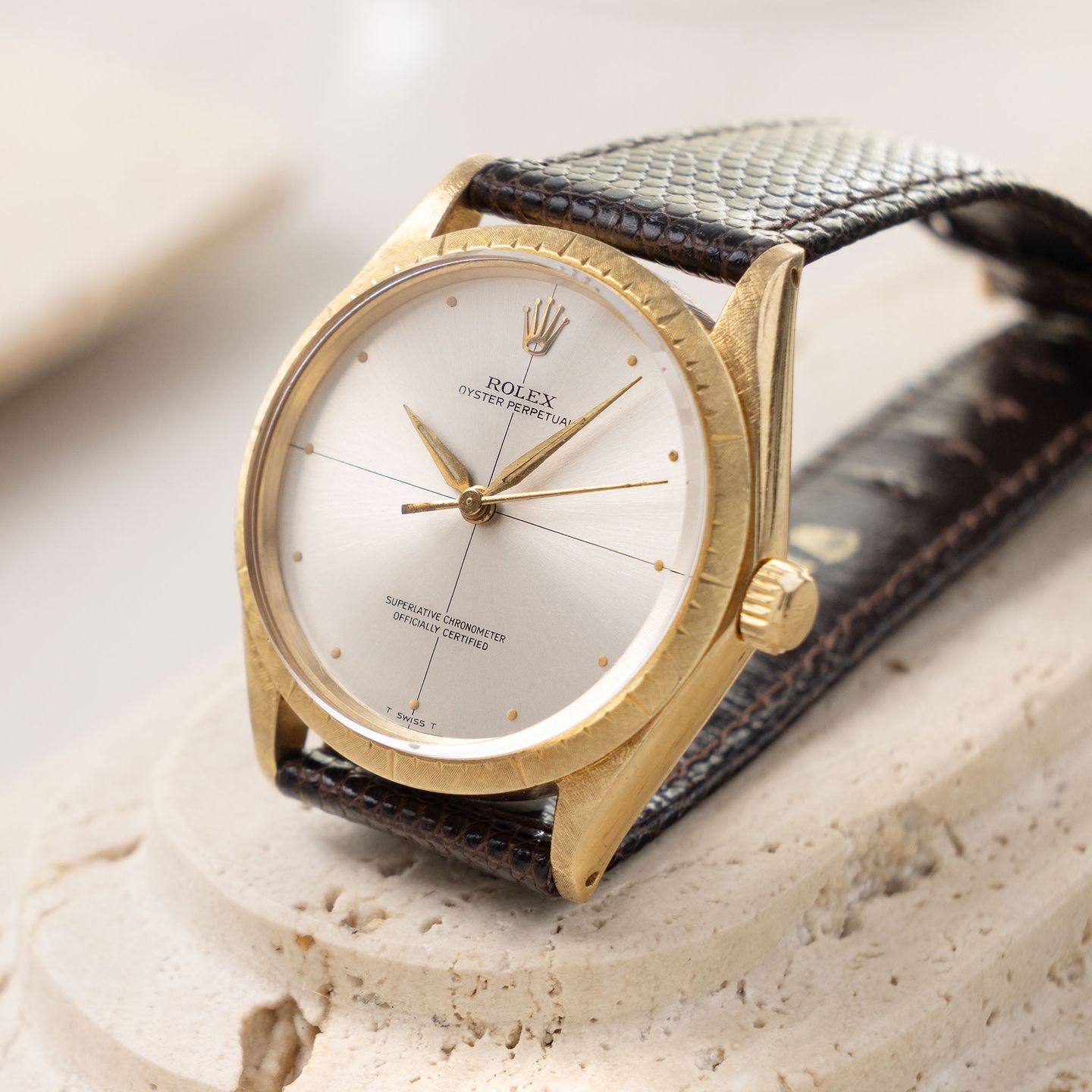 Rolex Oyster Perpetual 1009 (1965) - Zilver wijzerplaat 34mm Staal (1/8)