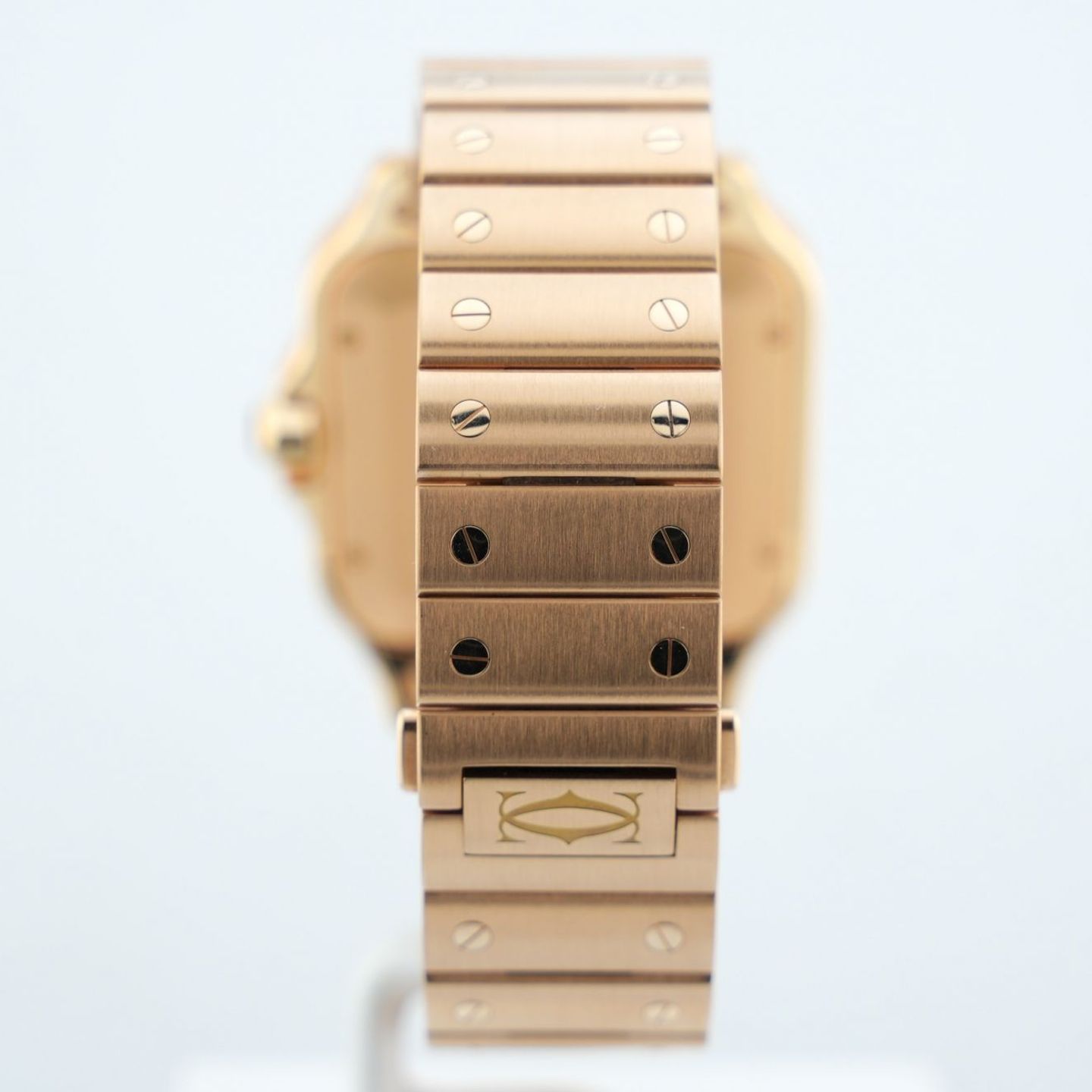 Cartier Santos WGSA0031 (Unknown (random serial)) - White dial 39 mm Rose Gold case (5/8)