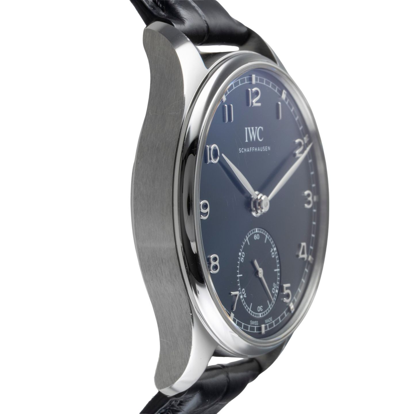 IWC Portuguese Automatic IW358305 (Unknown (random serial)) - Blue dial 40 mm Steel case (7/8)