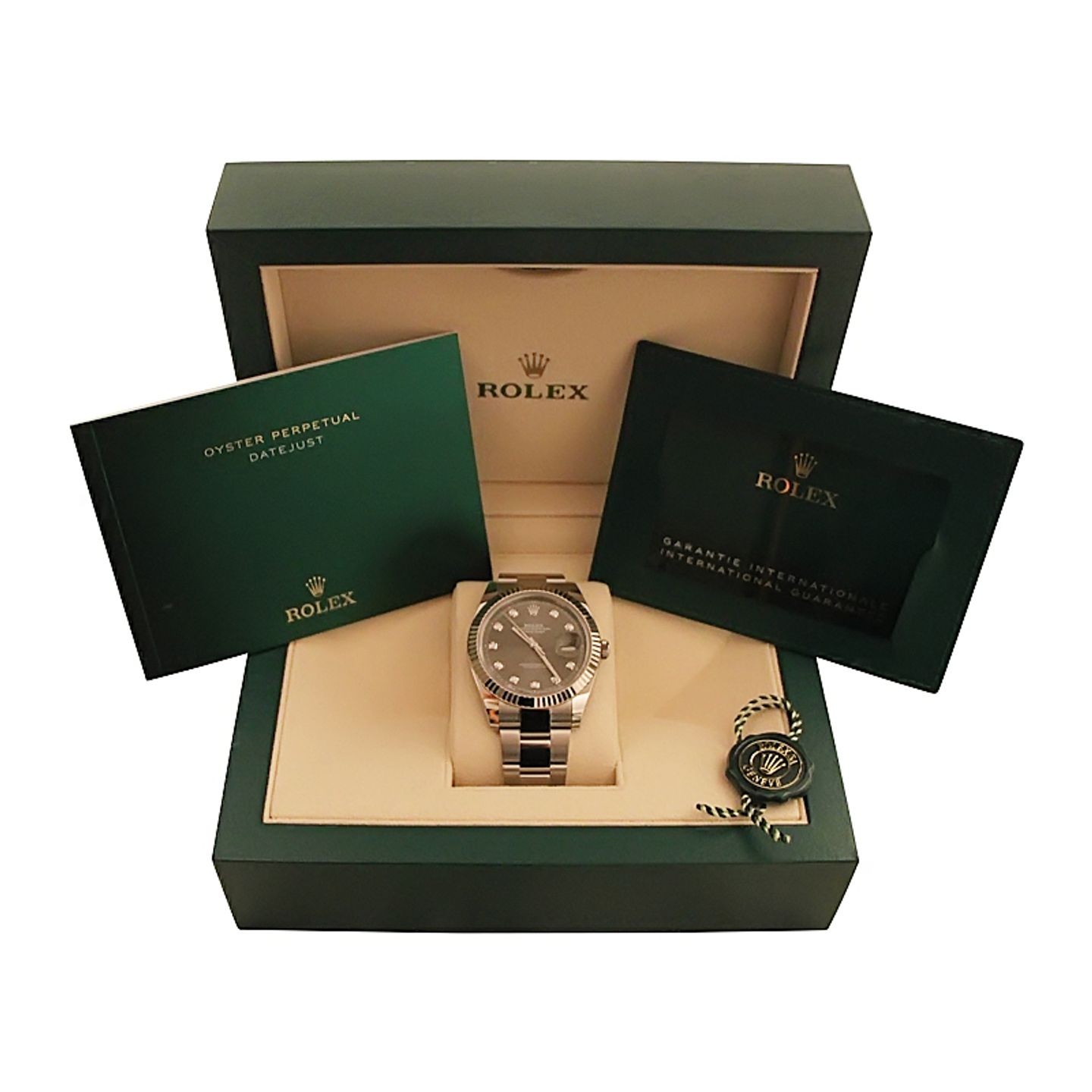 Rolex Datejust 41 126334 (2025) - Grijs wijzerplaat 41mm Staal (4/4)