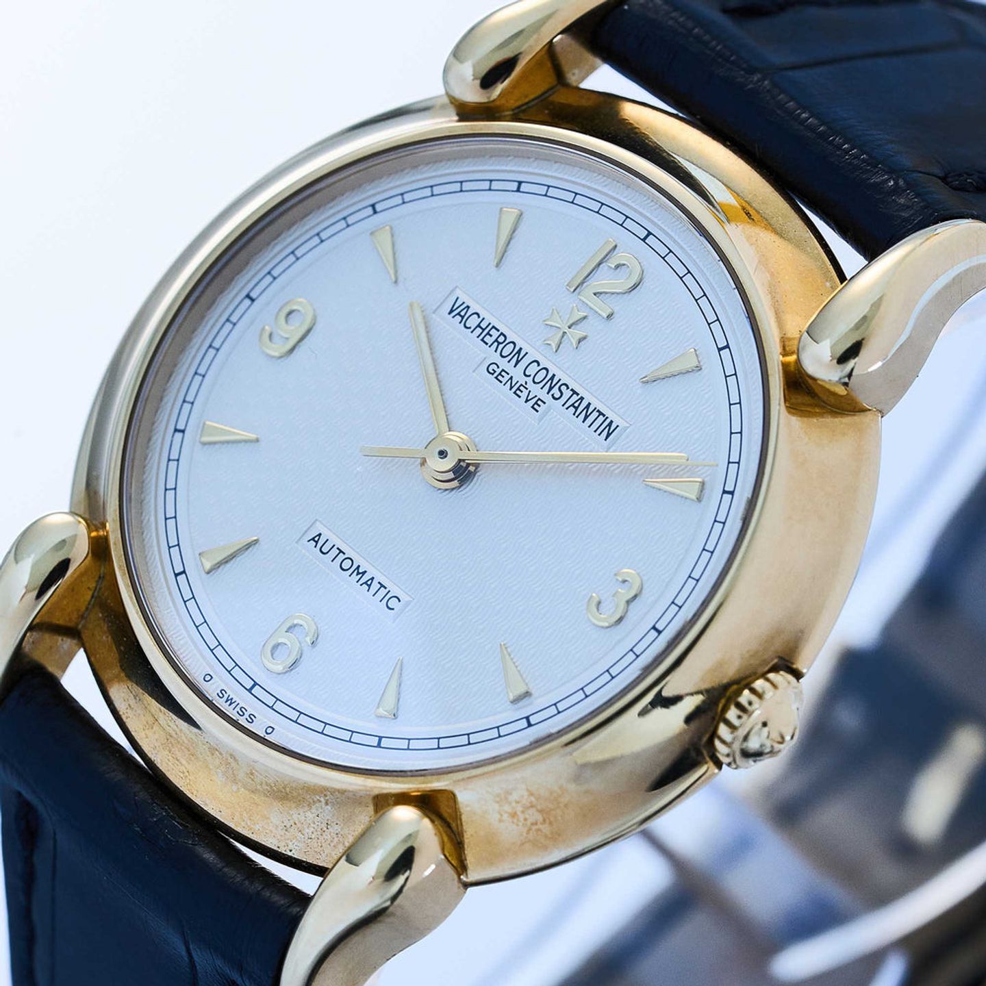 Vacheron Constantin Historiques 48003 (1999) - Silver dial 35 mm Yellow Gold case (2/8)