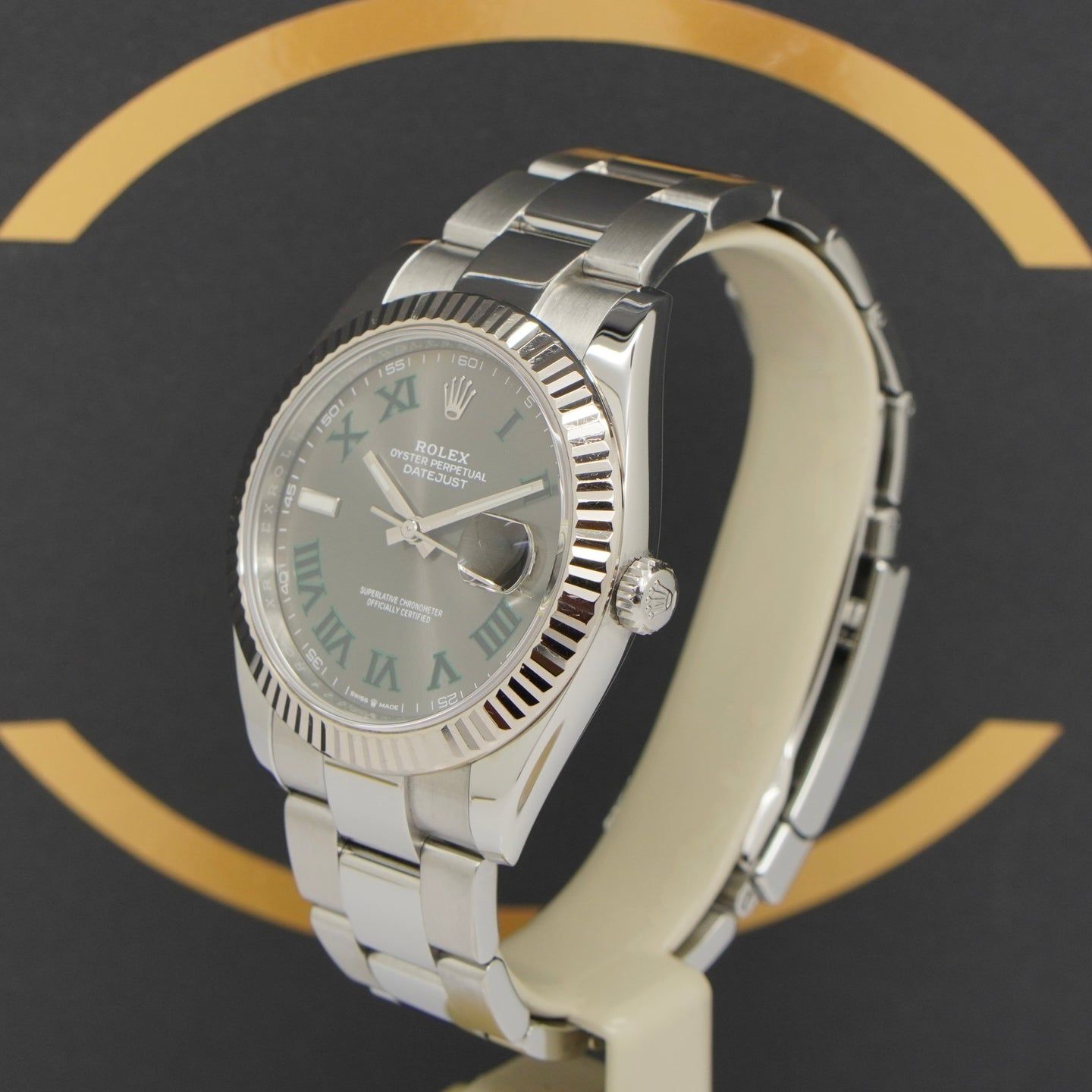 Rolex Datejust 41 126334 (2020) - Grijs wijzerplaat 41mm Staal (2/7)