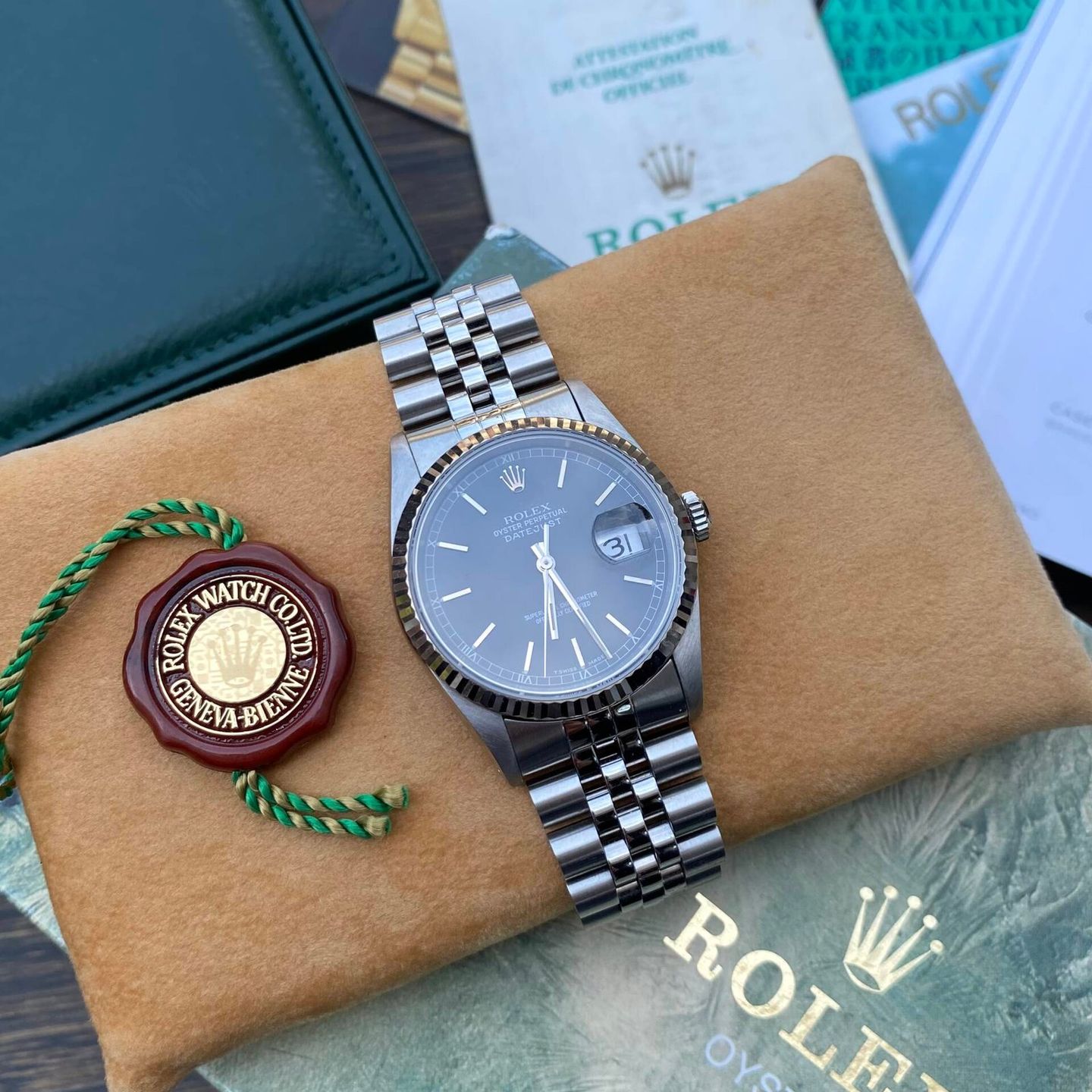 Rolex Datejust 36 16234 (1992) - 36 mm Steel case (6/8)