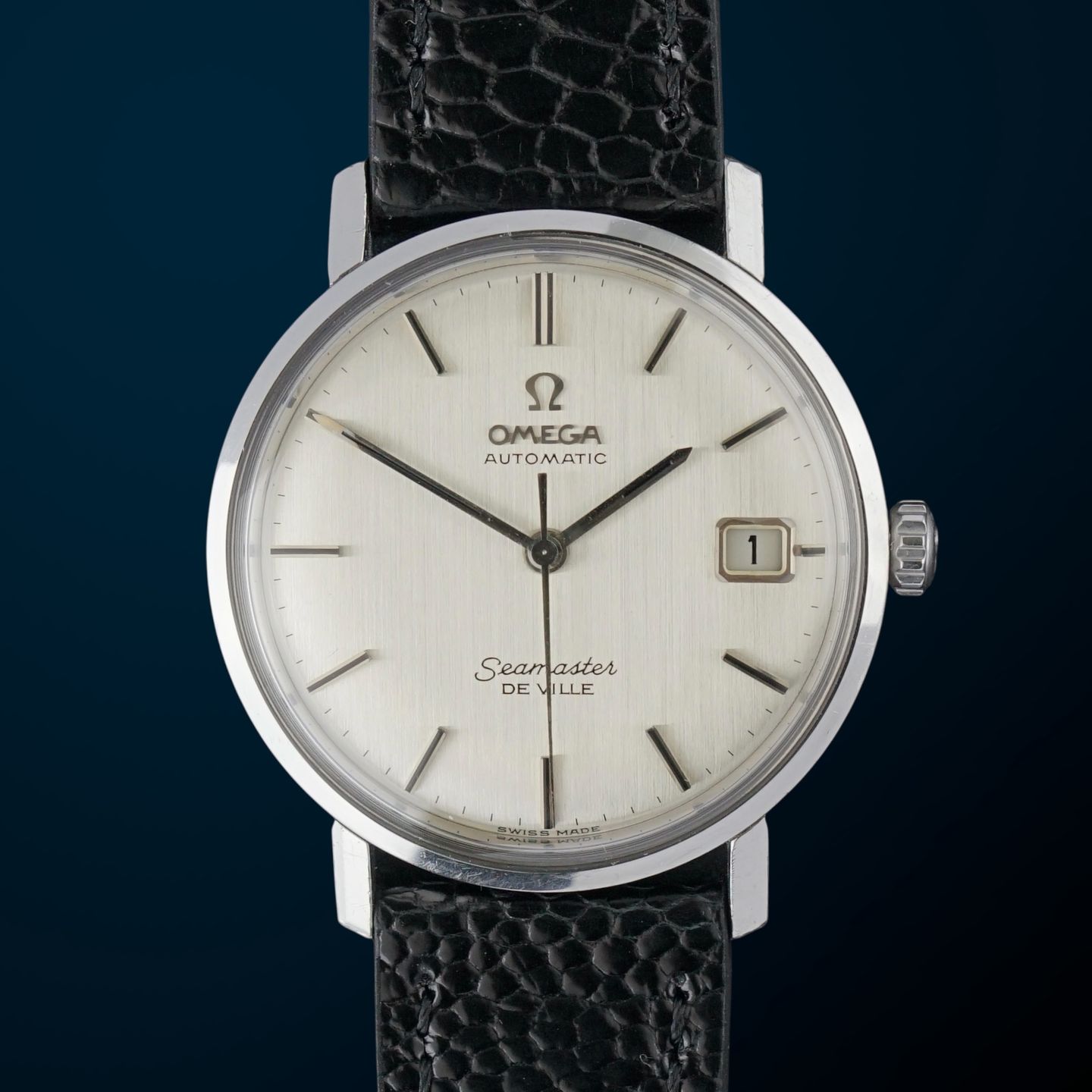 Omega Seamaster 166.020 (1965) - Wit wijzerplaat 34mm Staal (1/8)