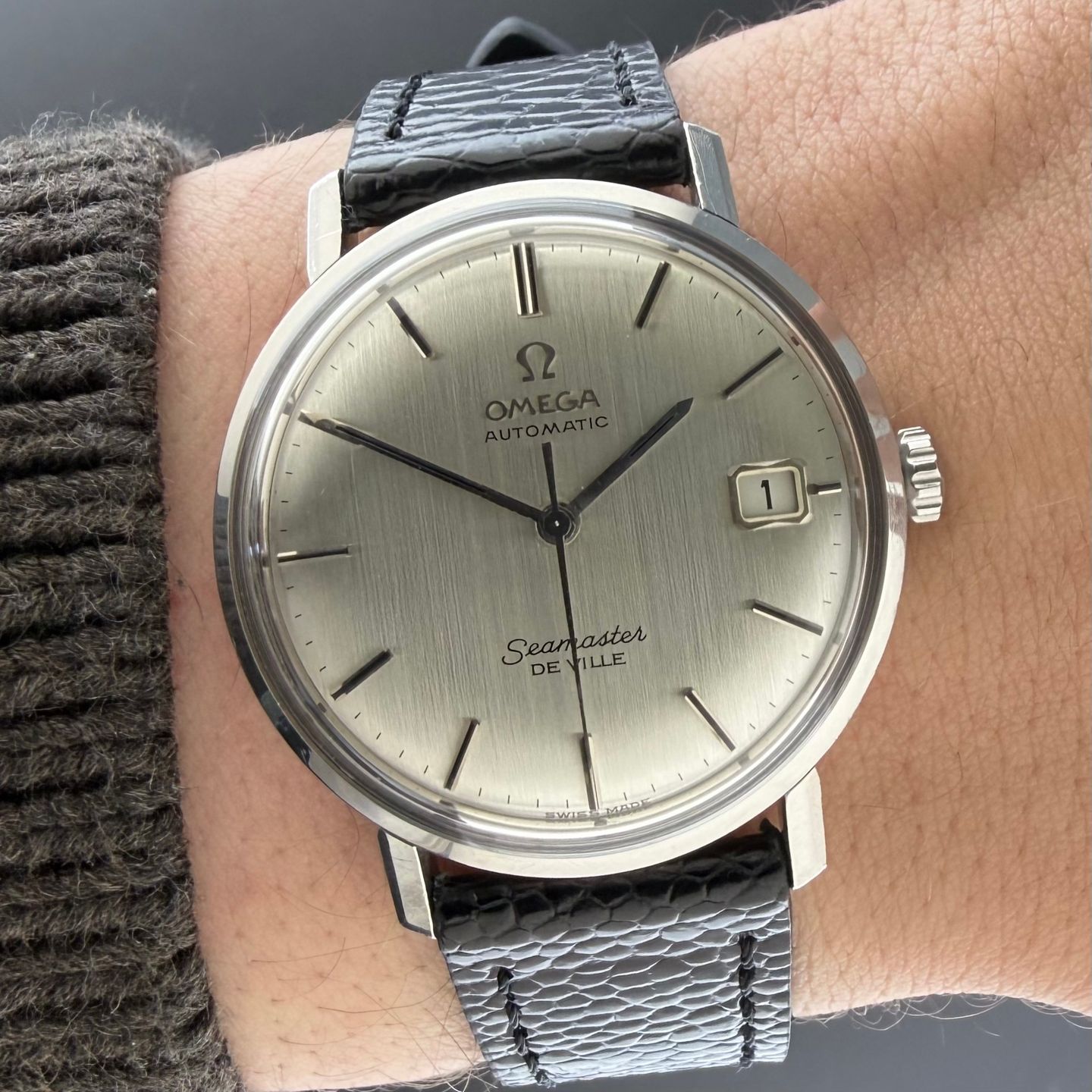 Omega Seamaster 166.020 (1965) - Wit wijzerplaat 34mm Staal (2/8)