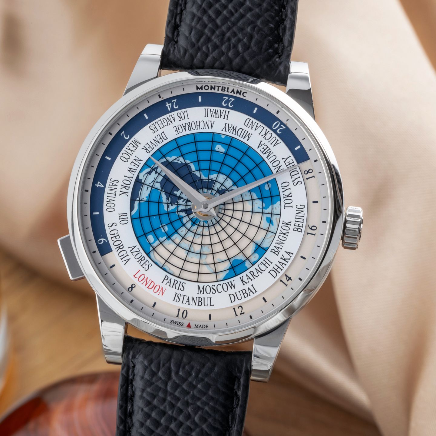 Montblanc Heritage Spirit 112308 (Onbekend (willekeurig serienummer)) - Wit wijzerplaat 41mm Staal (3/8)