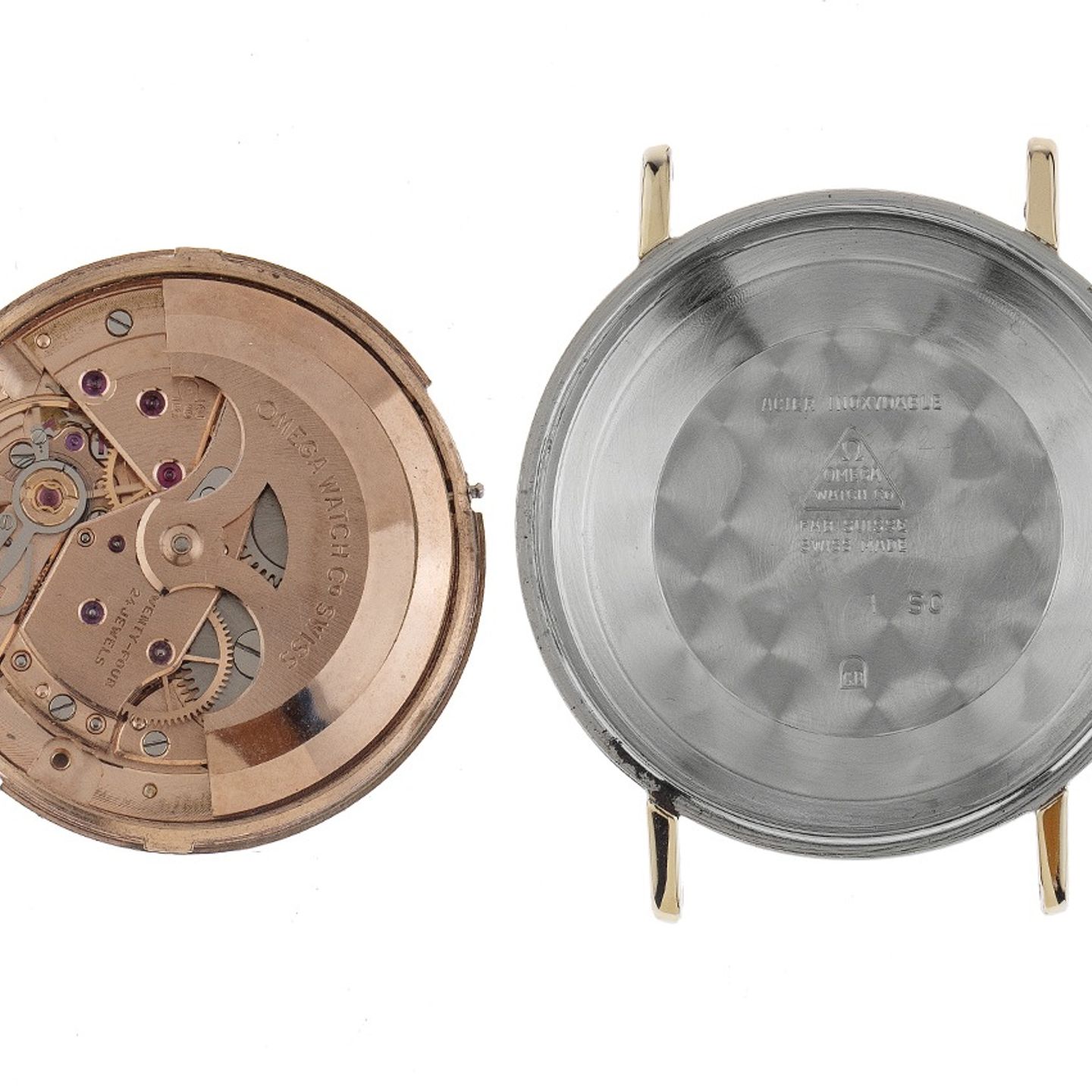 Omega Seamaster DeVille 14730 1 SC (1959) - Zilver wijzerplaat 34mm Staal (8/8)